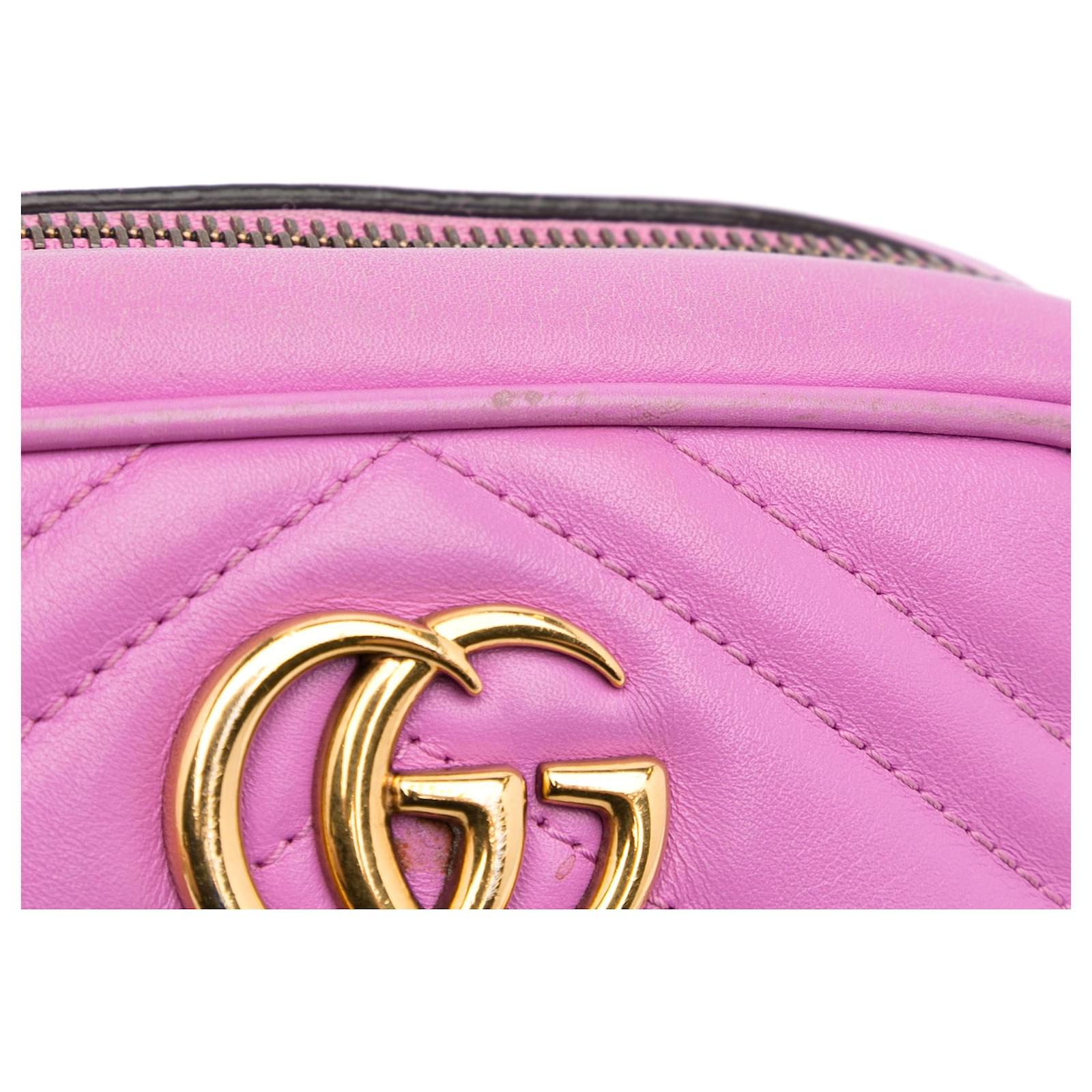 Bright pink cheap gucci bag