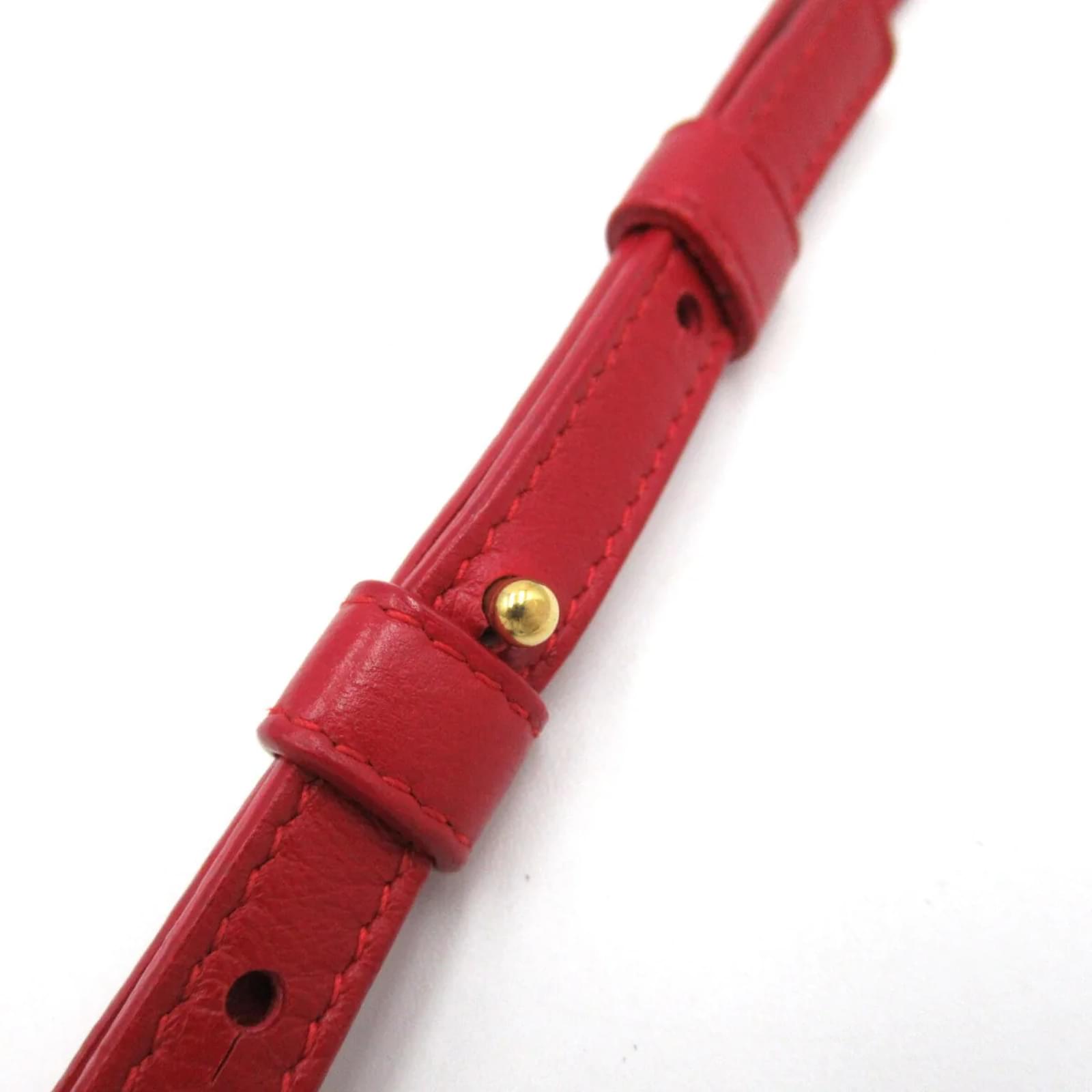 Yves Saint Laurent Leather Teen Monogram Crossbody Bag 412674 Red  Pony-style calfskin ref.981548 - Joli Closet