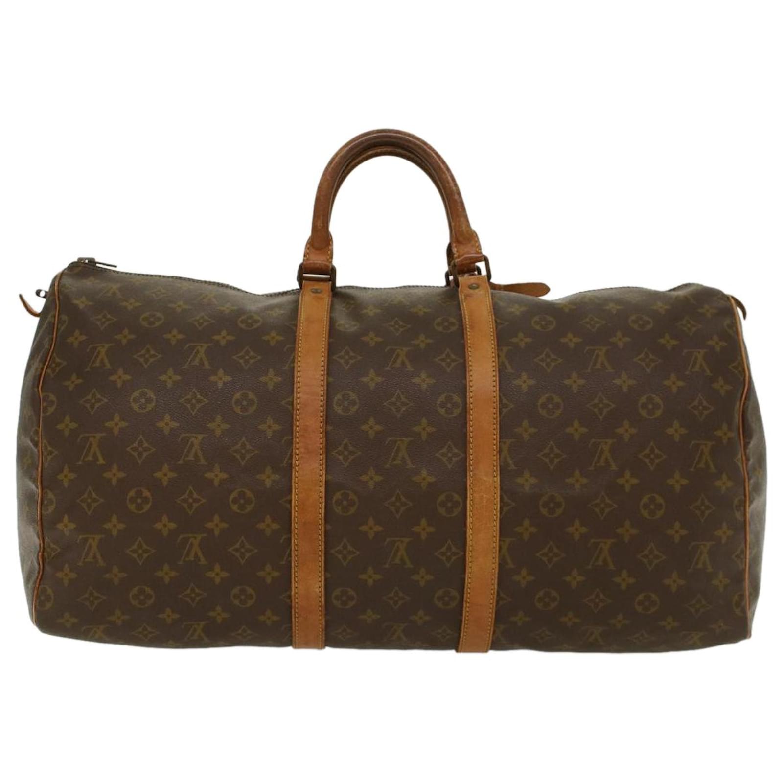 Vintage Louis Vuitton Monogram Keepall 55 Duffel Bag