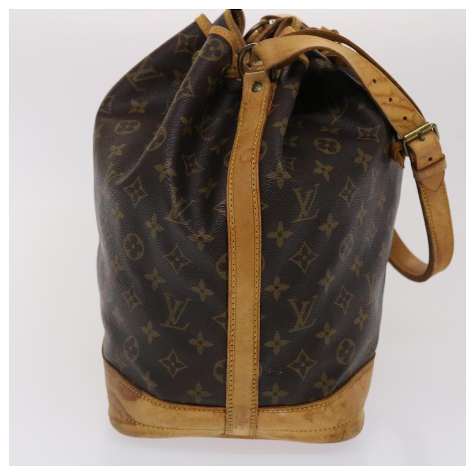 Louis Vuitton Monogram Large Noe Drawstring Shoulder Bag M42224 Bucket Bag