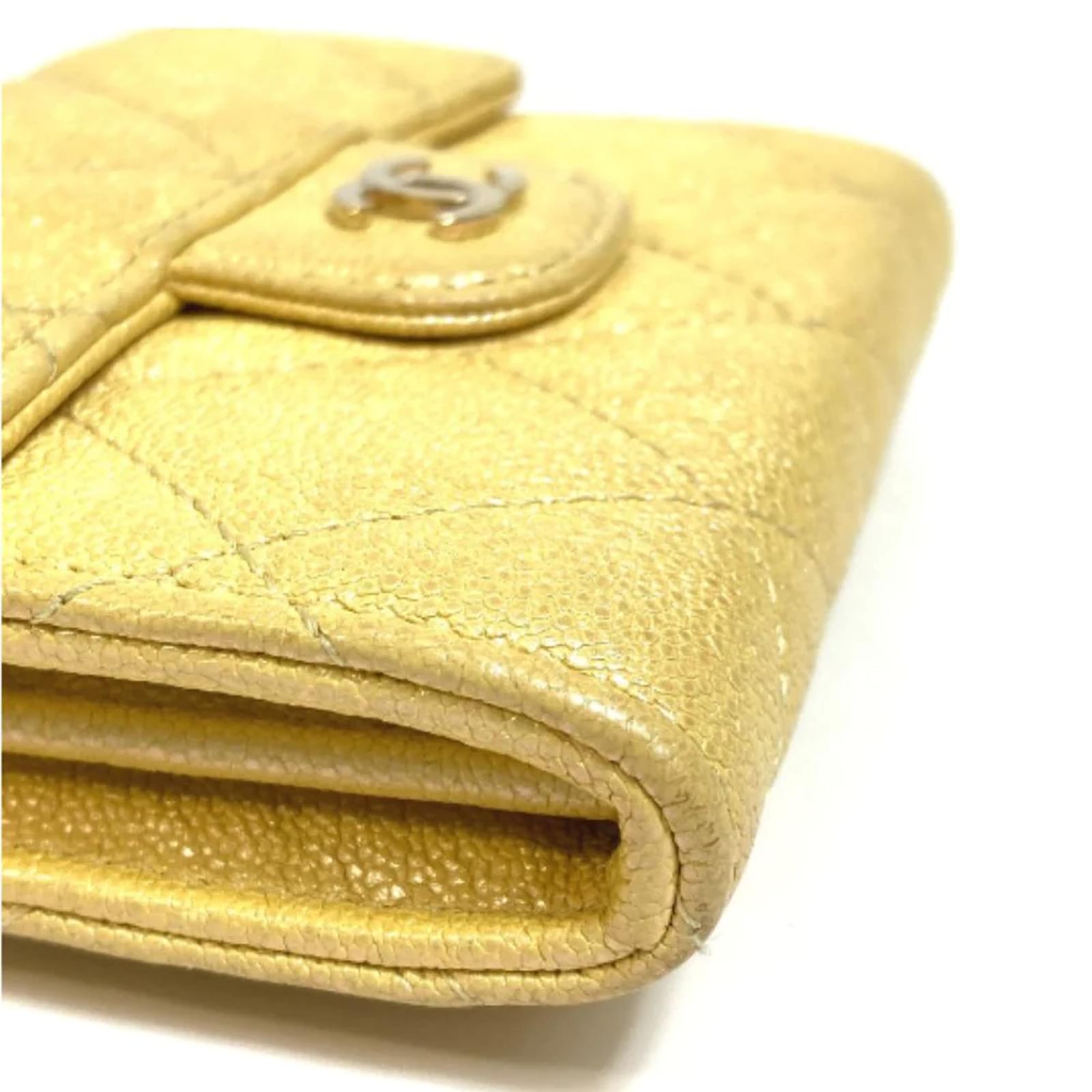 Chanel wallet Yellow Pony-style calfskin ref.551978 - Joli Closet