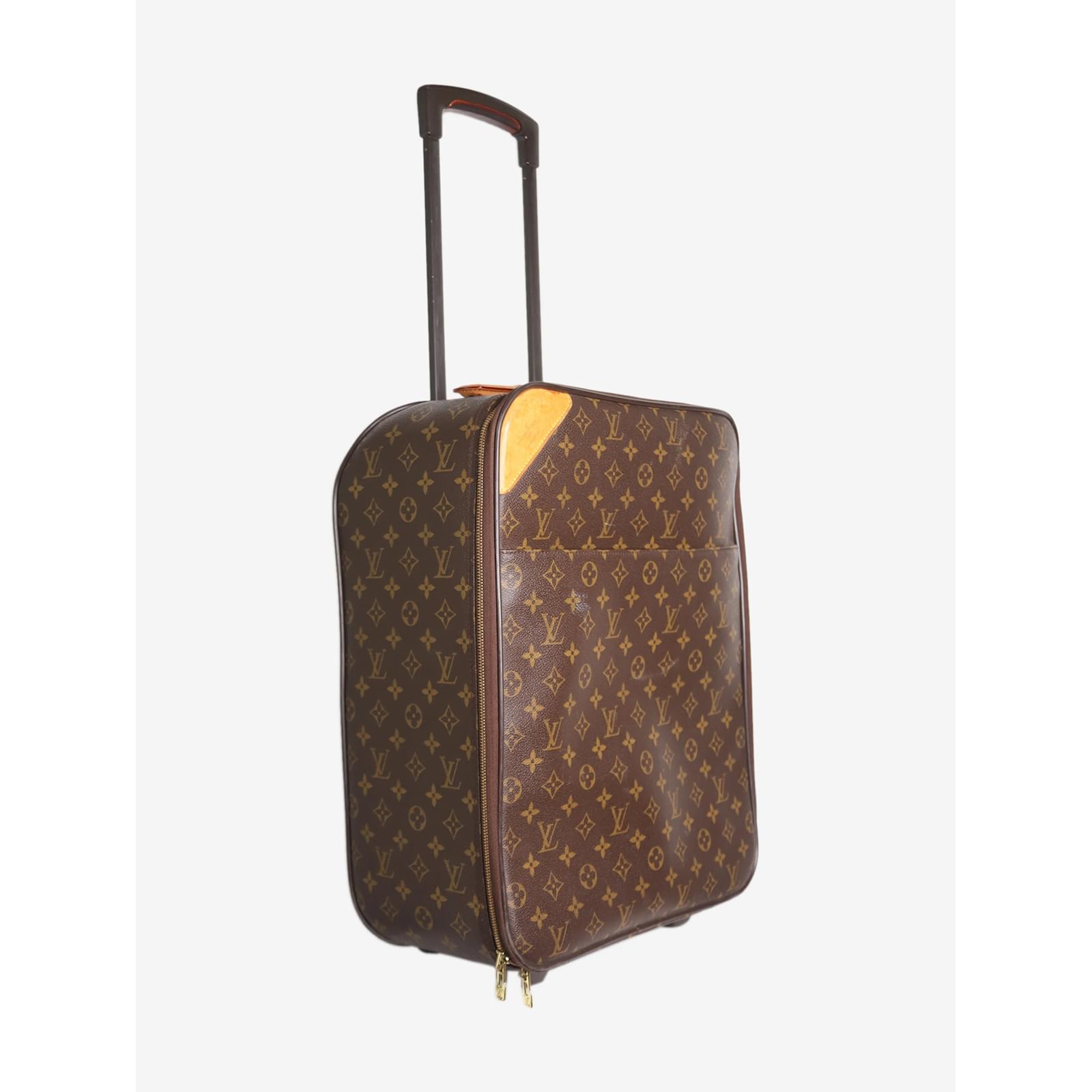 Louis Vuitton Brown 2004 Monogram Pegase Trolley case Cloth ref.983965 -  Joli Closet