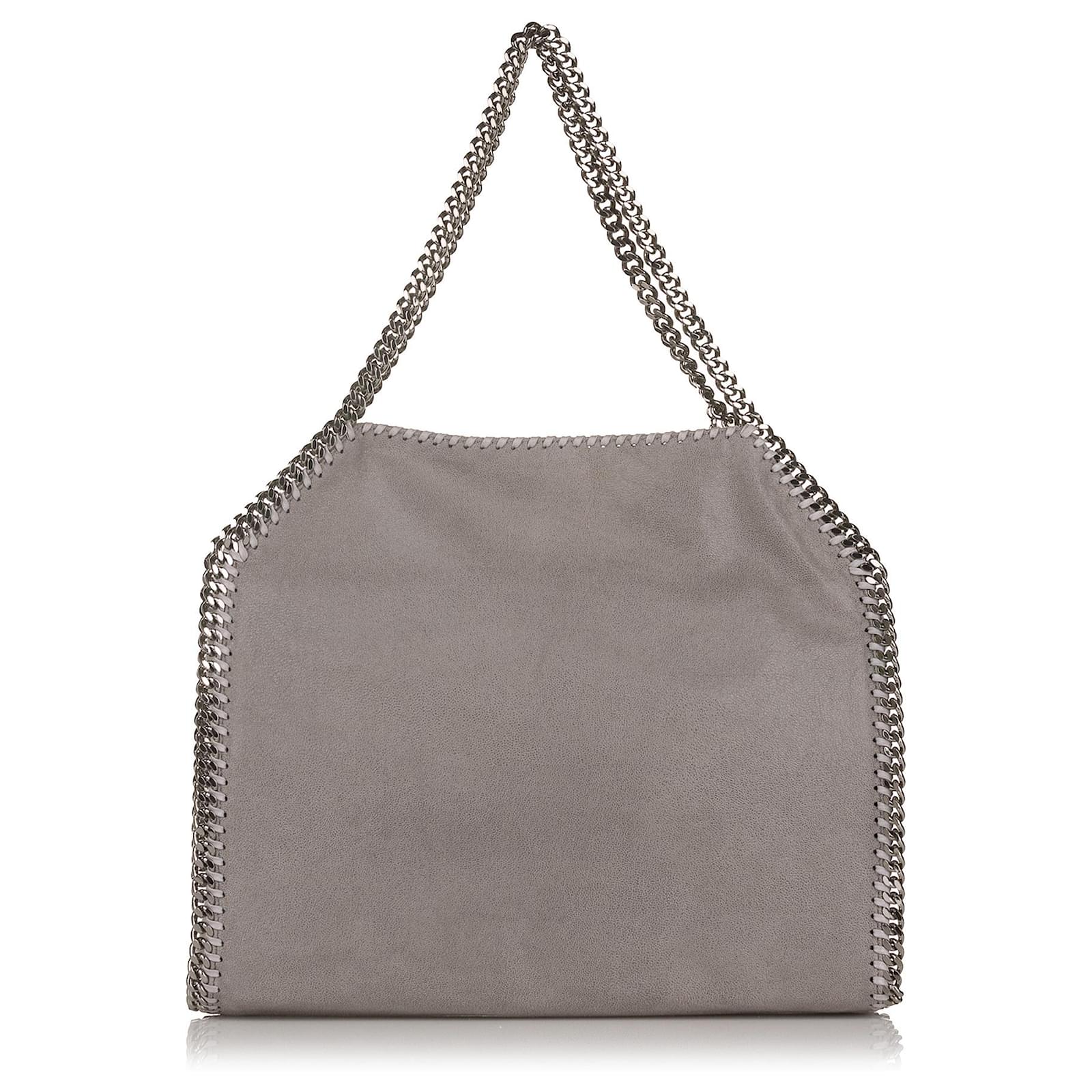 Stella Mc Cartney Stella McCartney Gray Falabella Fold-Over Tote