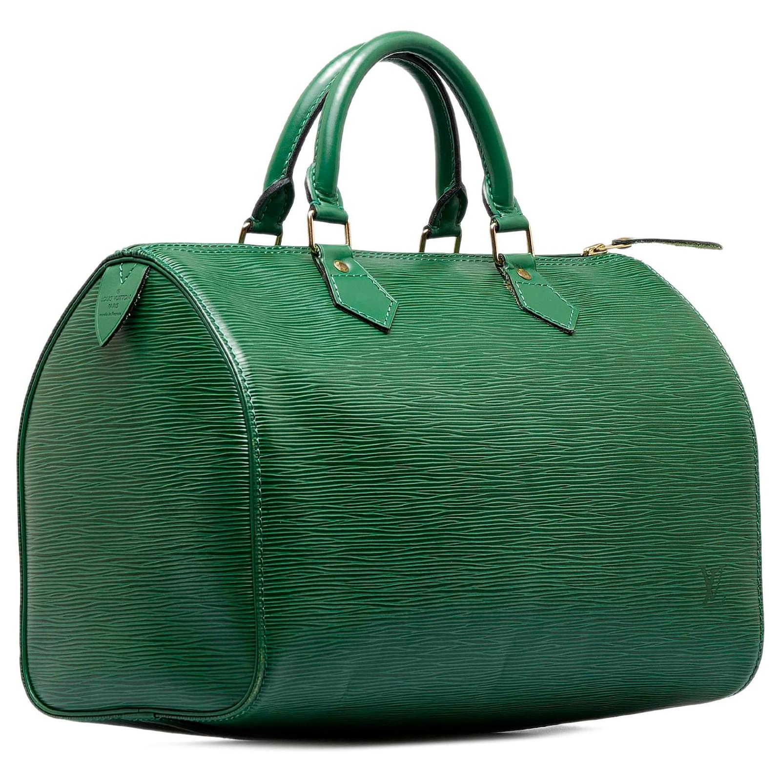 Louis Vuitton Green Epi Leather Speedy 30 Handbag