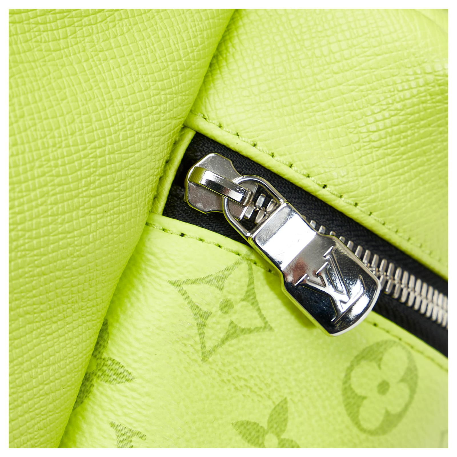 Louis Vuitton Yellow Monogram Taigarama Discovery Leather Cloth ref.985035  - Joli Closet