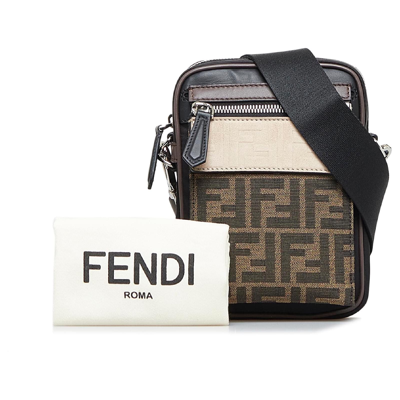 Fendi Men's FF-Logo Sling Crossbody Bag