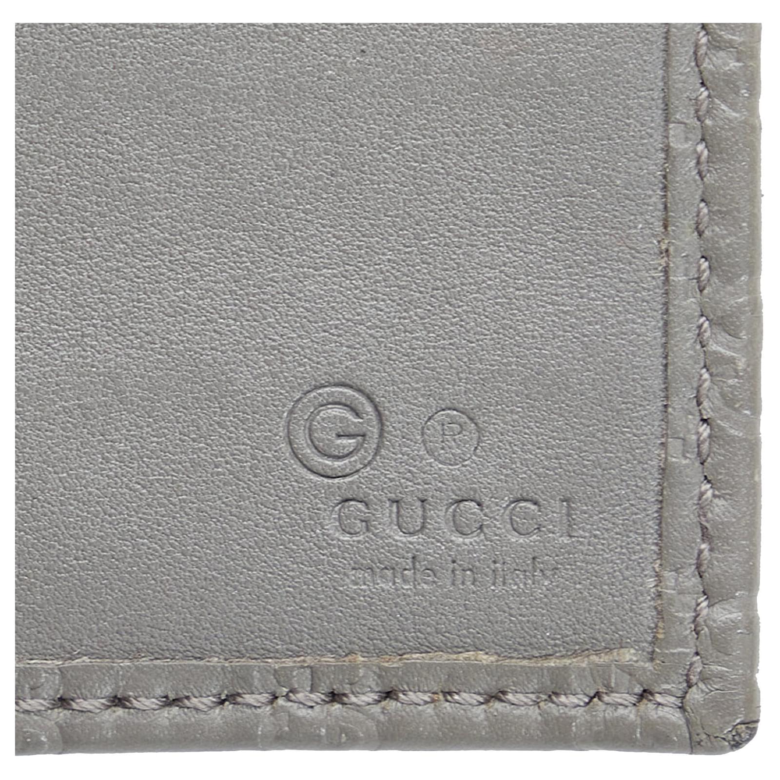 Gucci Continental Long Flap Wallet GG Supreme Pink Lining in