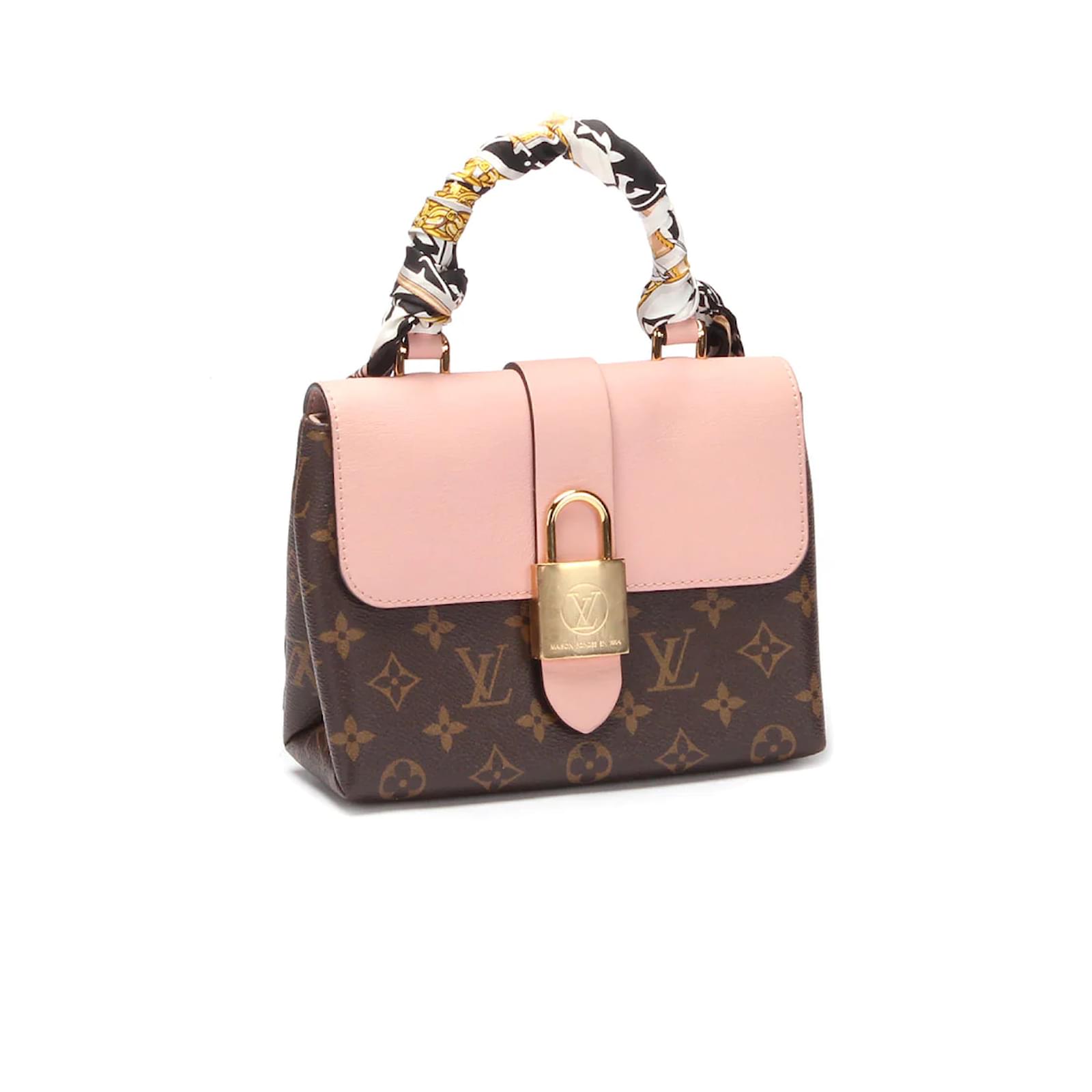 Louis Vuitton Locky BB Cross Body Bag Brown/Pink Leather/Canvas