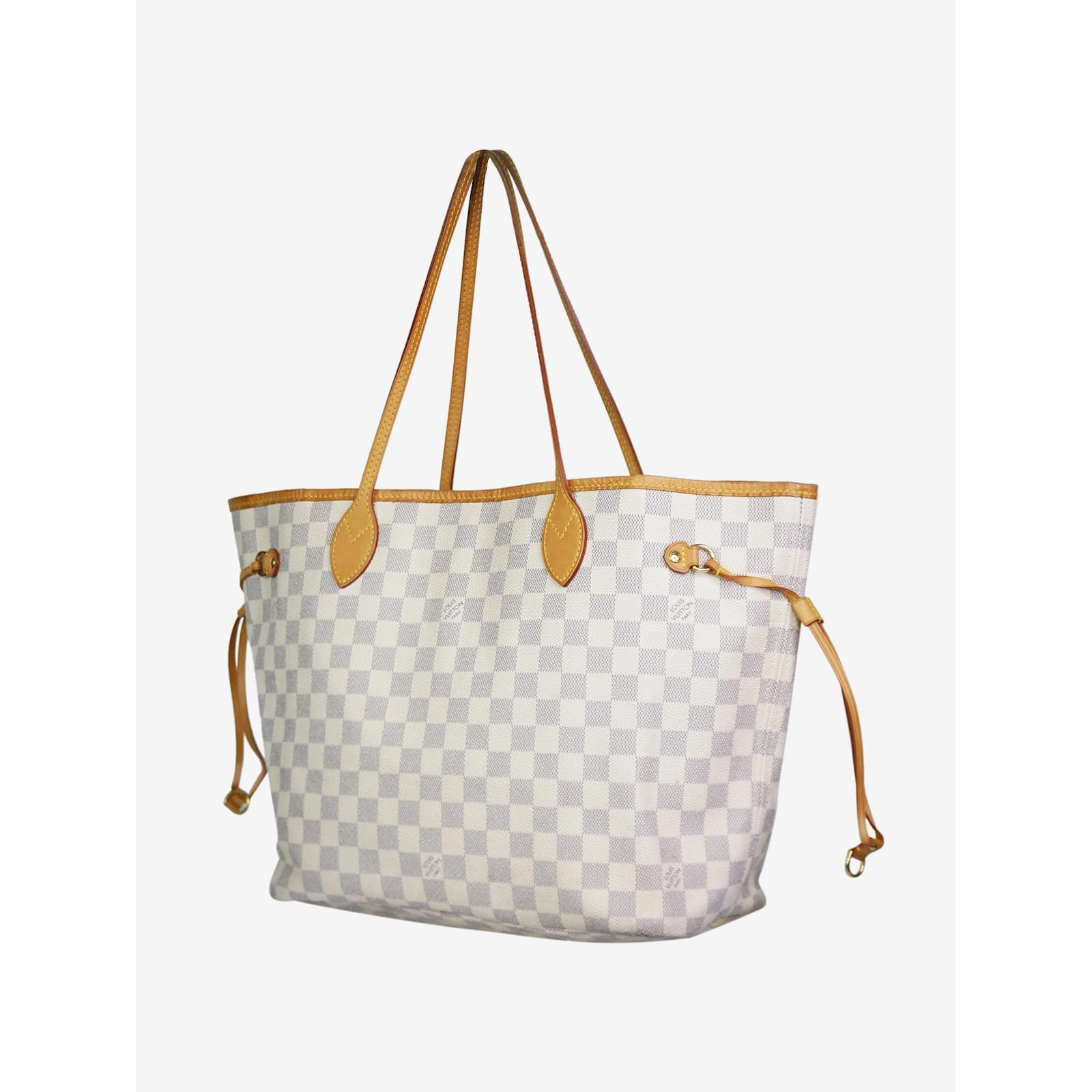 LOUIS VUITTON Damier Azur Neverfull MM Tote Bag N41605 LV Auth Used From  Japan
