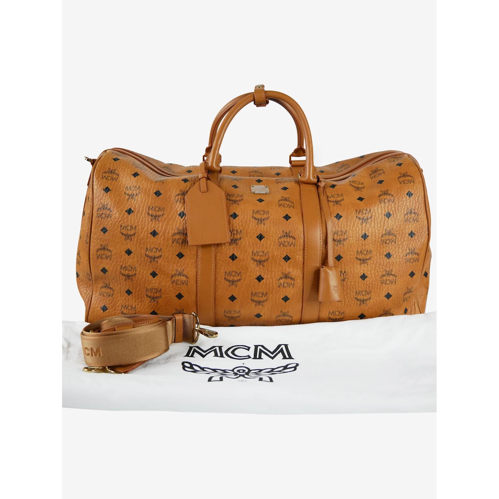MCM Brown Ottomar Weekender bag ref.986924 - Joli Closet