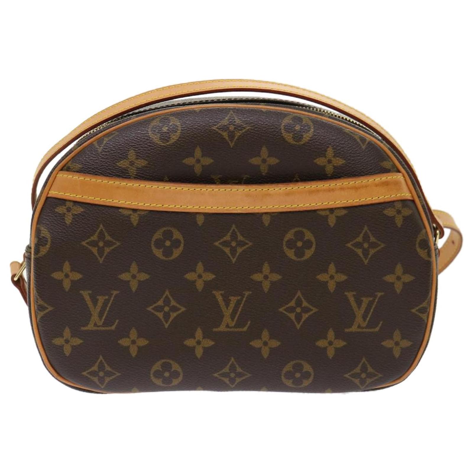 Handbags Louis Vuitton Louis Vuitton Monogram Blois Shoulder Bag M51221 LV Auth am4683