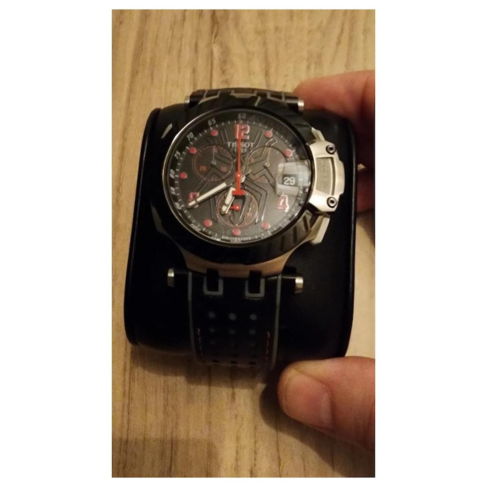 Tissot Limited Edition Marc Marquez 2020 Black Red Leather Steel