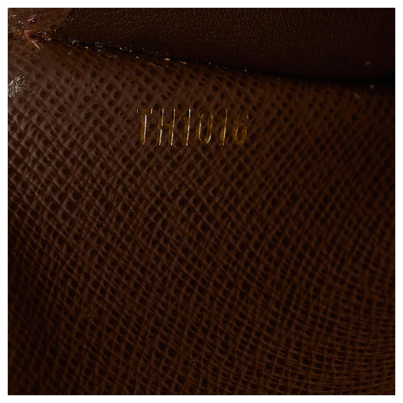 Louis Vuitton Khaki Monogram Mini Lin Canvas Porte-Tresor