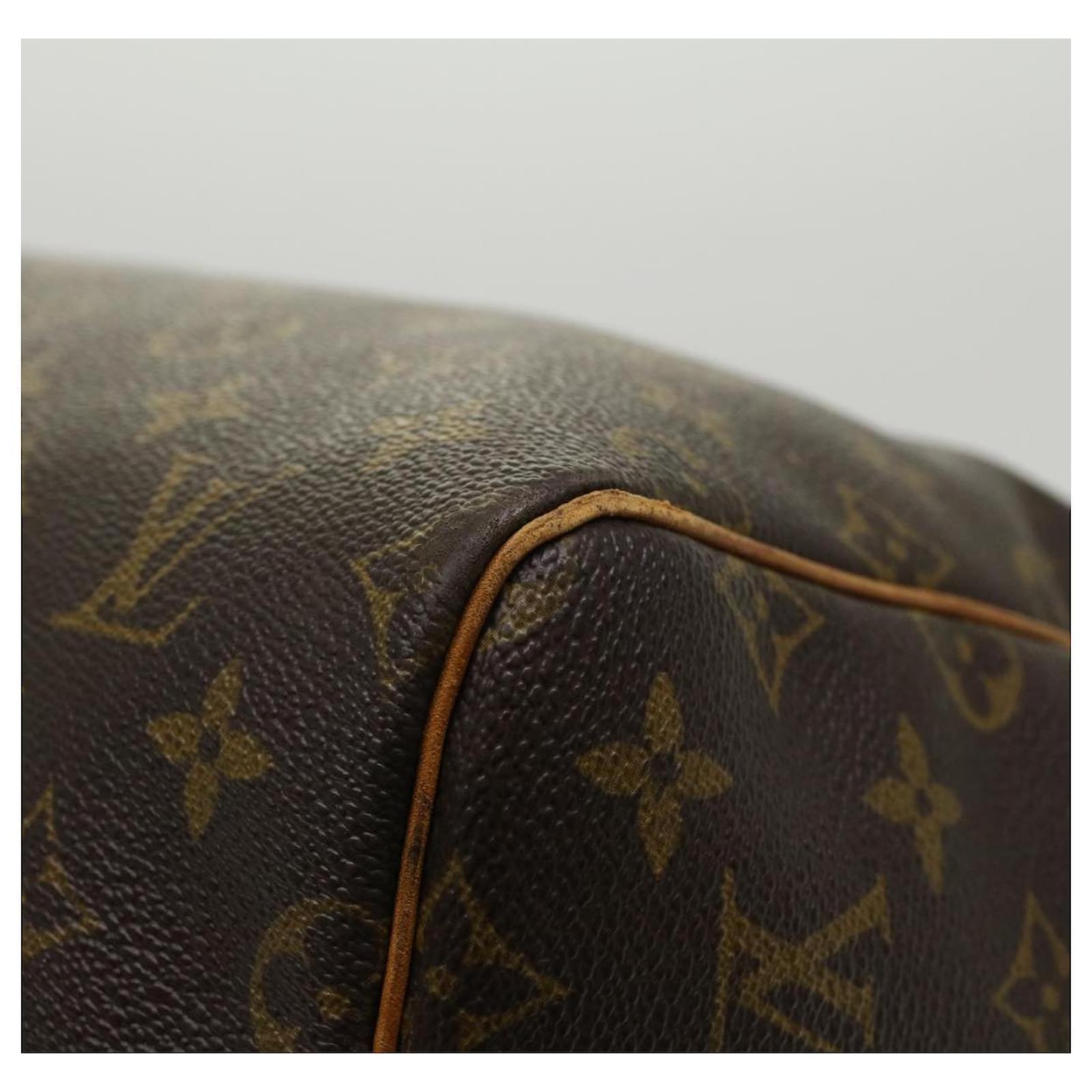Louis Vuitton Monogram Keepall 55 Boston Bag M41424 LV Auth 48790