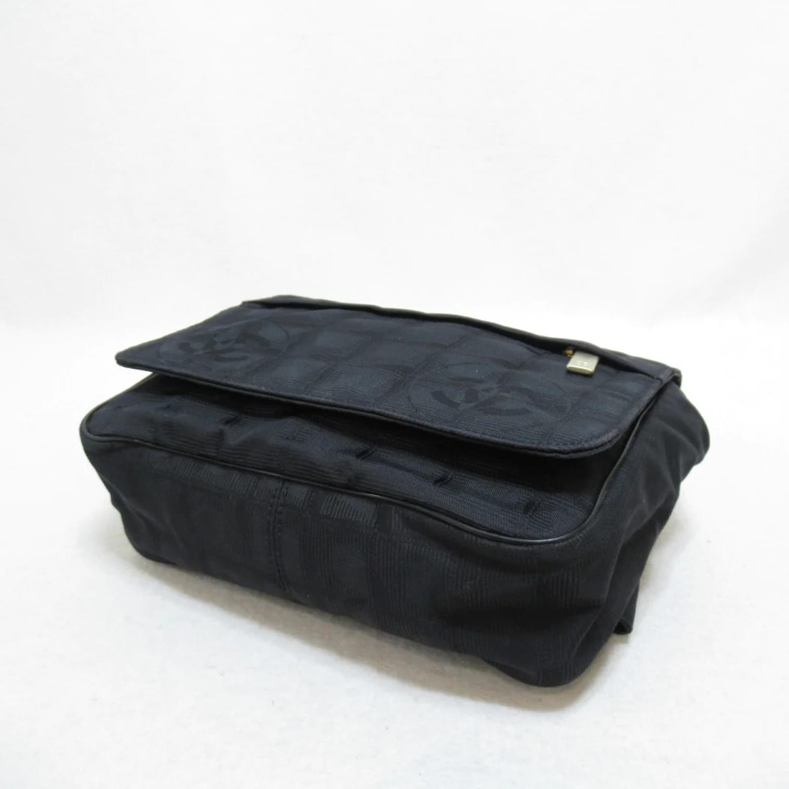 Chanel New Travel Ligne Belt Bag Black Cloth Joli Closet