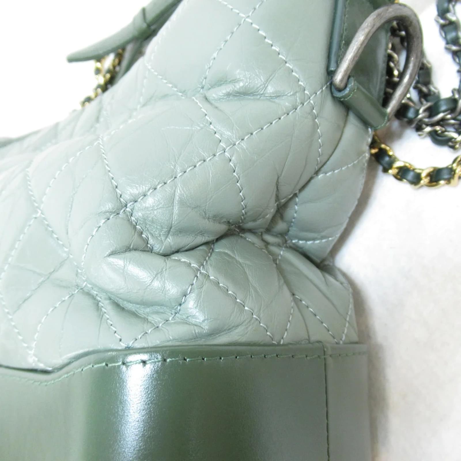 Chanel gabrielle bag online green