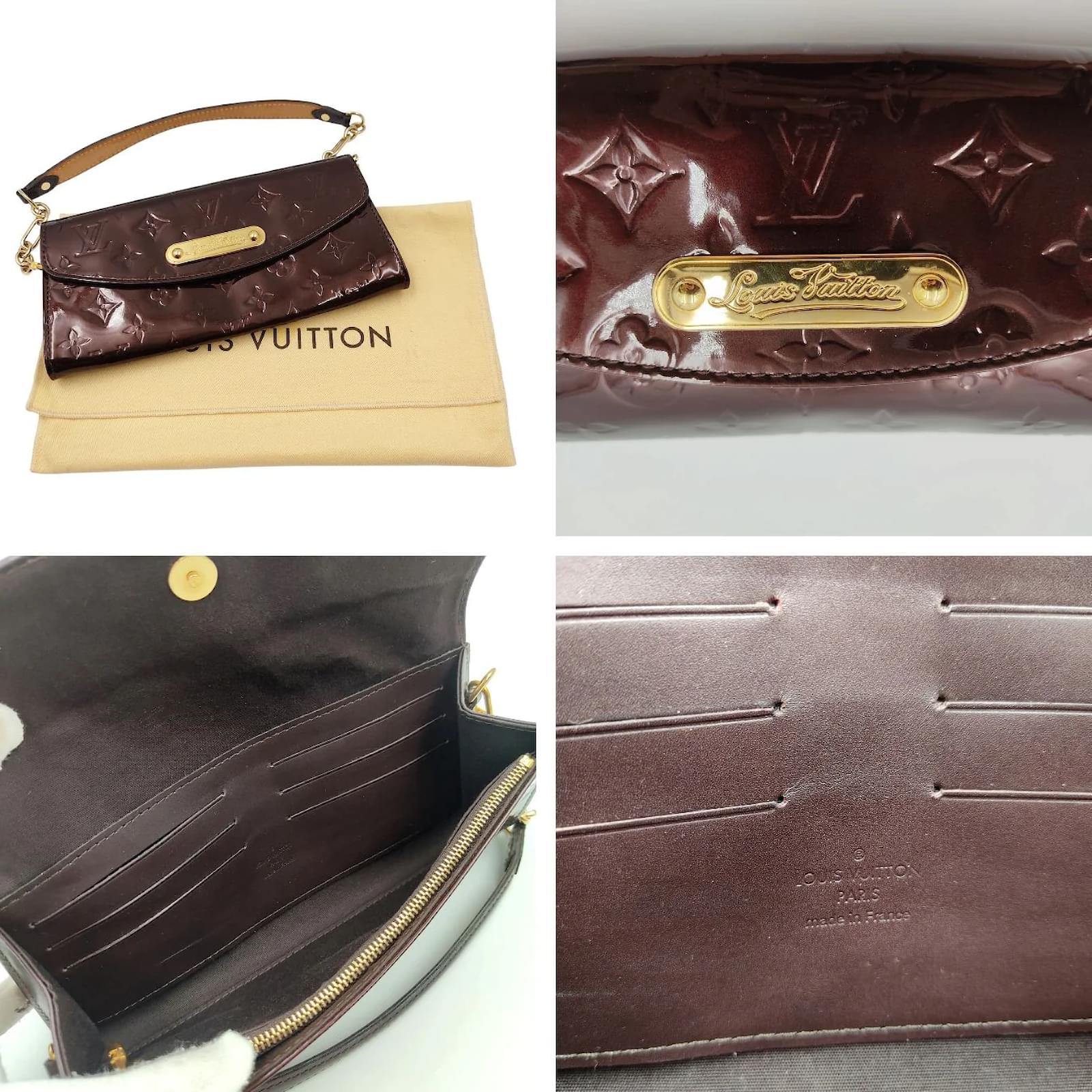 Louis Vuitton Monogram Vernis Sunset Boulevard - Burgundy Shoulder