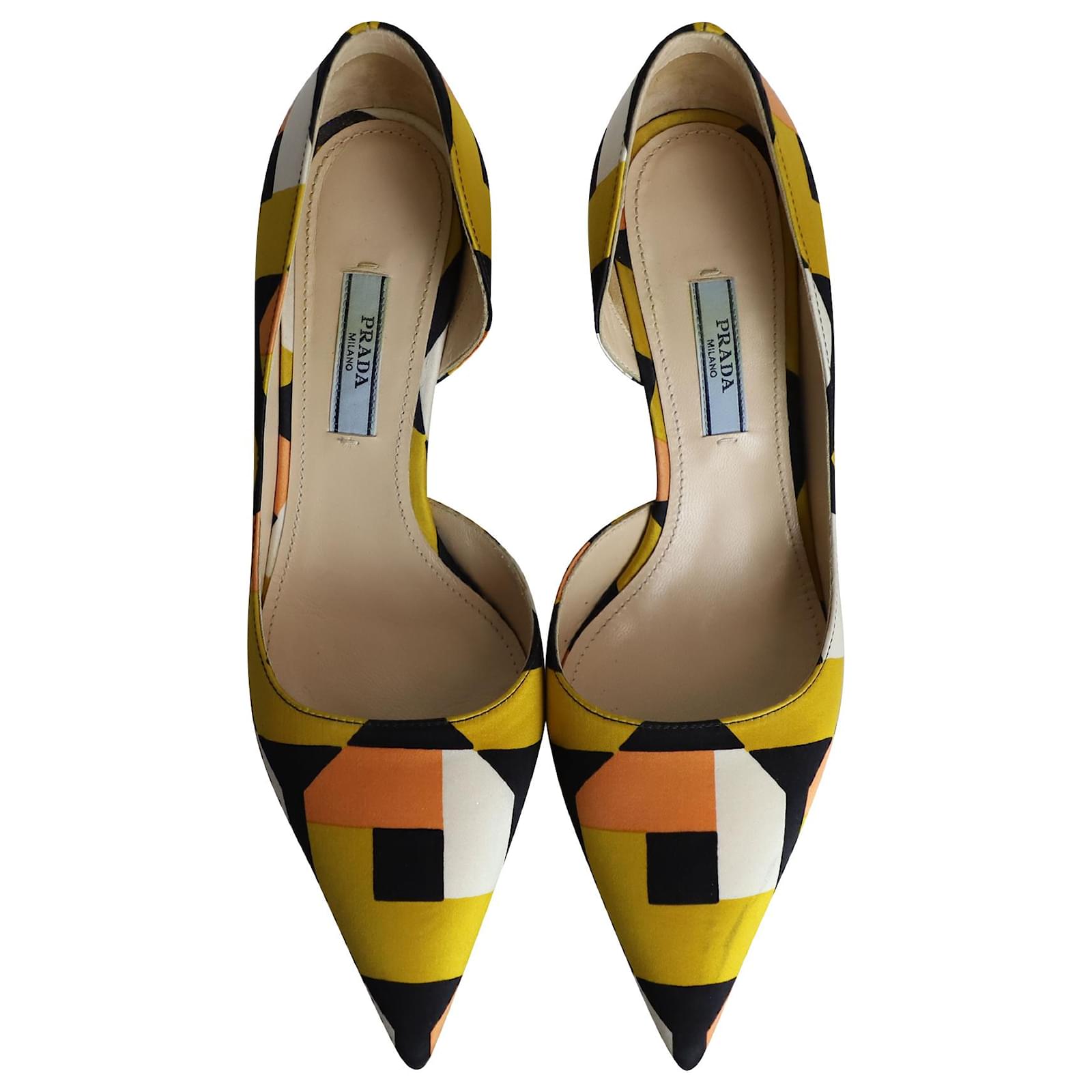 Prada low deals heel pump