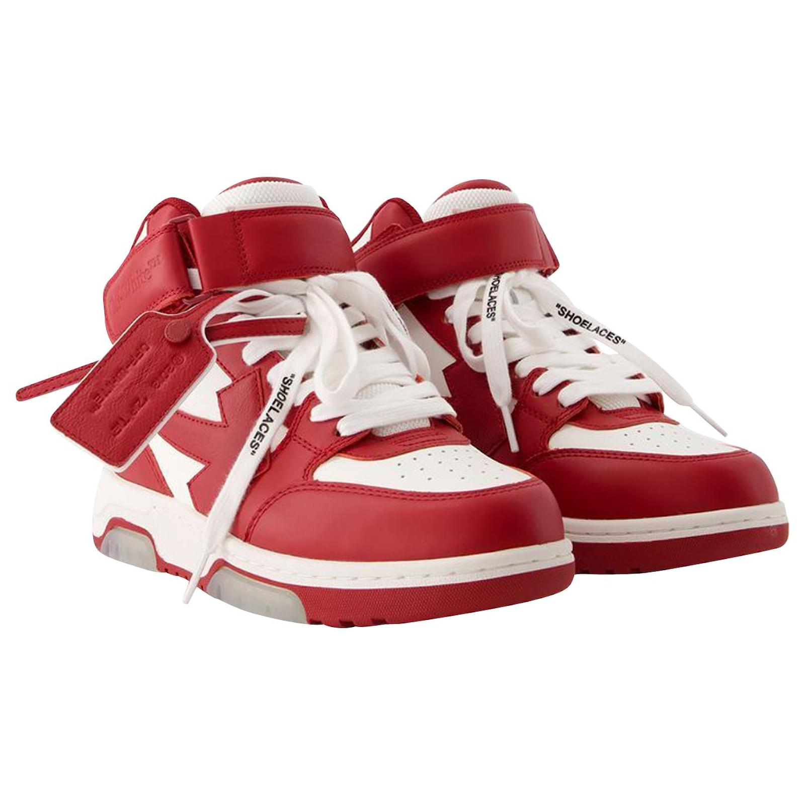 Off white scarpe on sale rosse