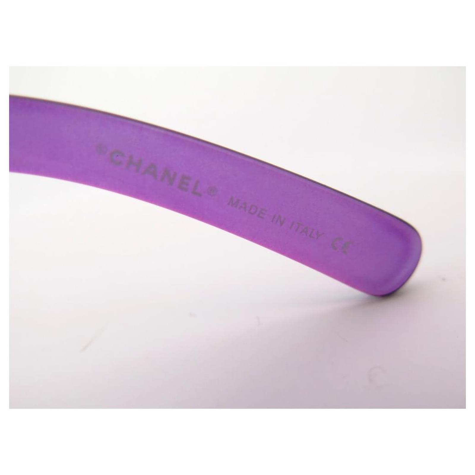 Chanel sunglasses 5072 IN PURPLE PLASTIC PURPLE SUNGLASSES BOX ref