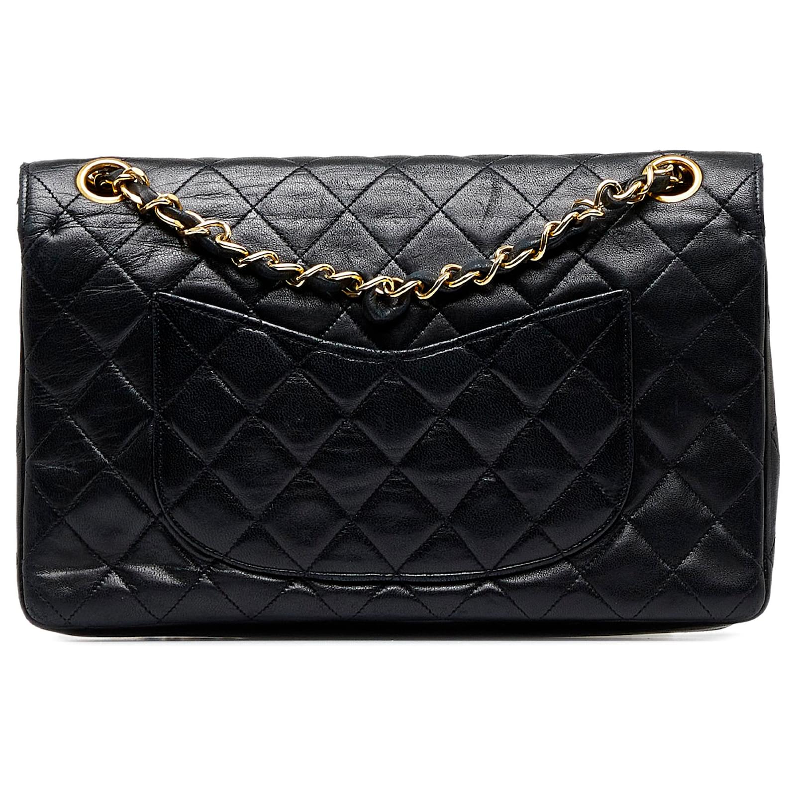 Chanel Vintage 3 Pocket Bowling Bag Quilted Lambskin Medium at