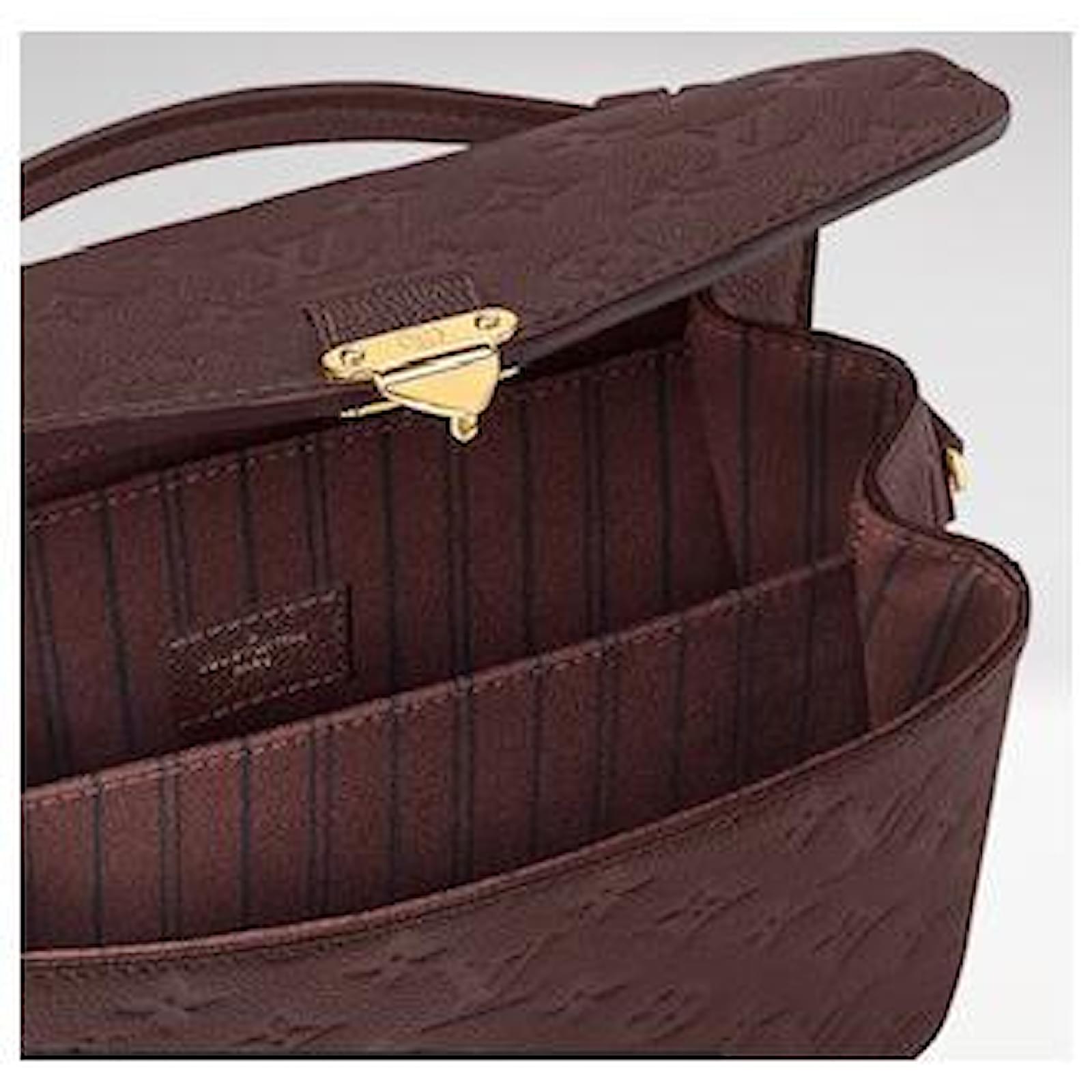 Louis Vuitton LV Metis wine colour Dark red Leather ref.993255