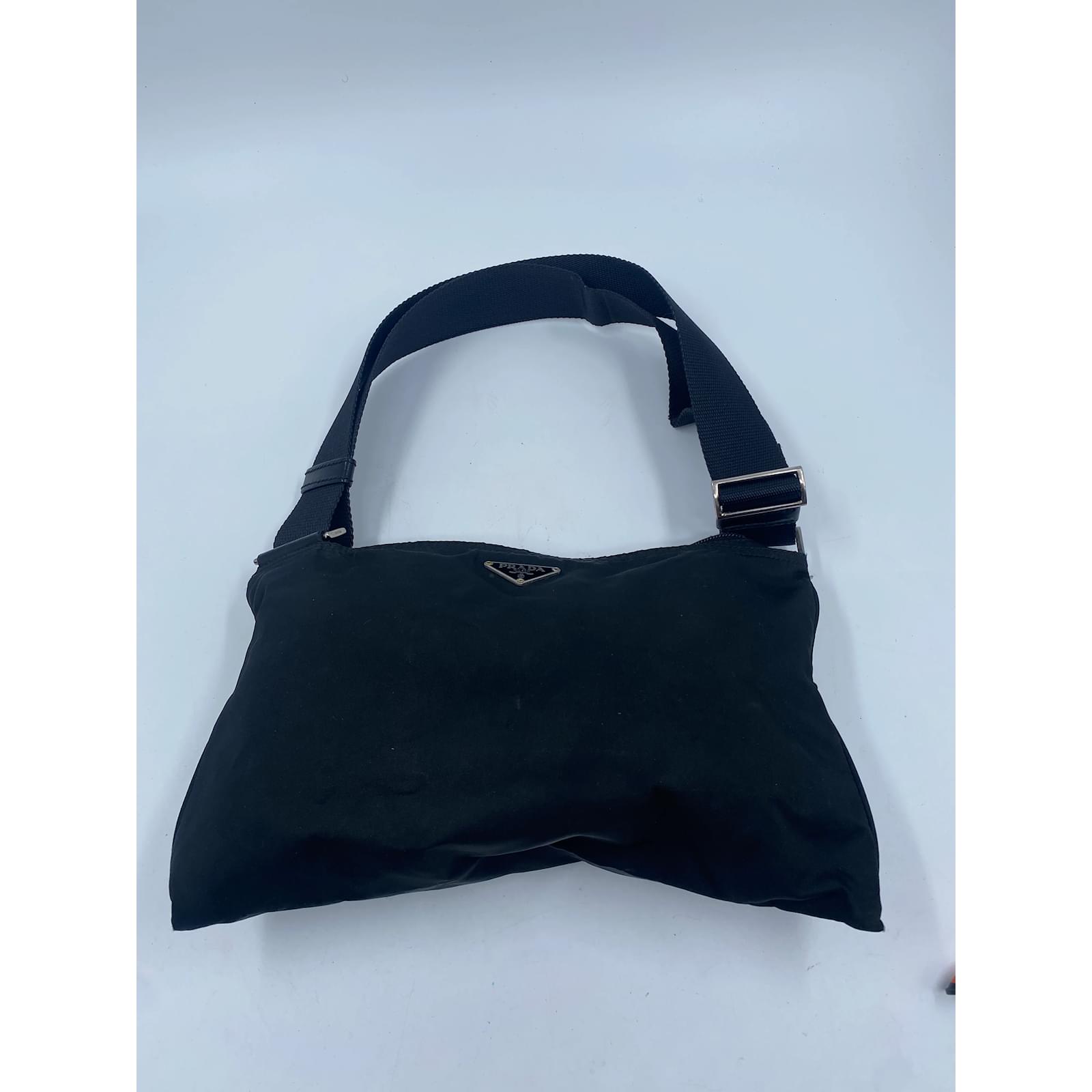 Black Prada Nylon Crossbody Bag ref.993795 - Joli Closet