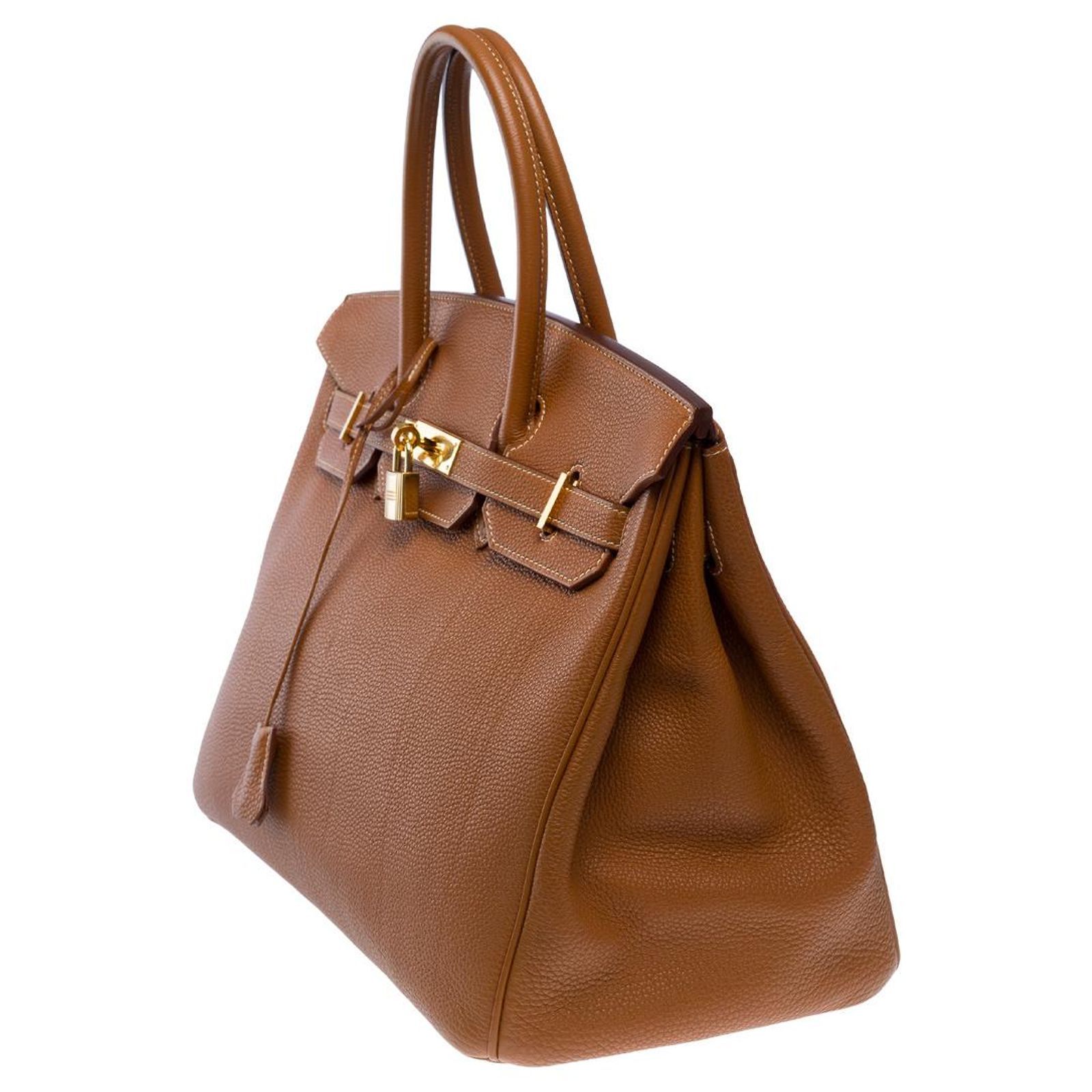 Hermès HERMES BIRKIN BAG 35 in Golden Leather - 101247 ref.993824 ...