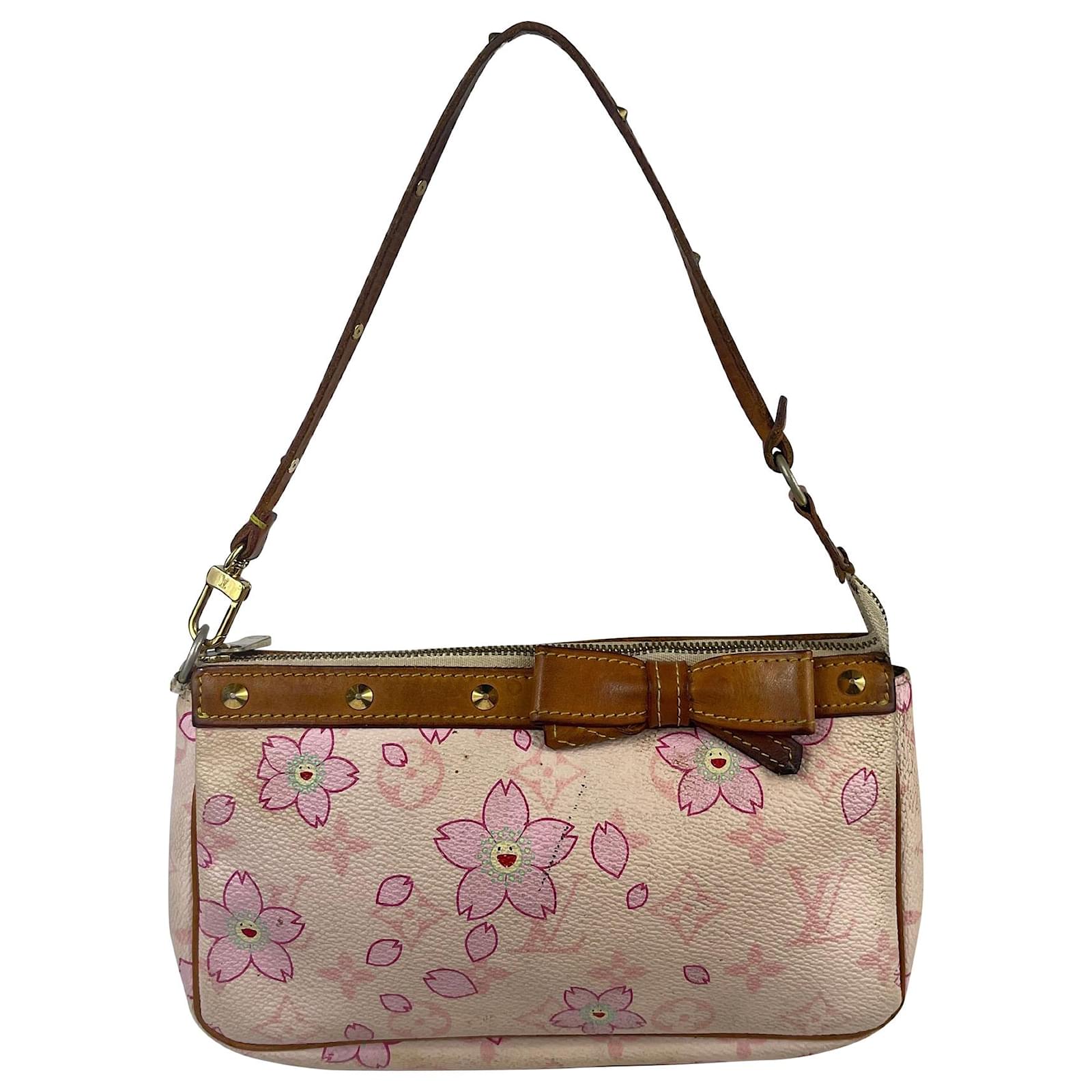 Handbags Louis Vuitton Louis Vuitton Pochette Accessoires Handbag Cherry Blossom
