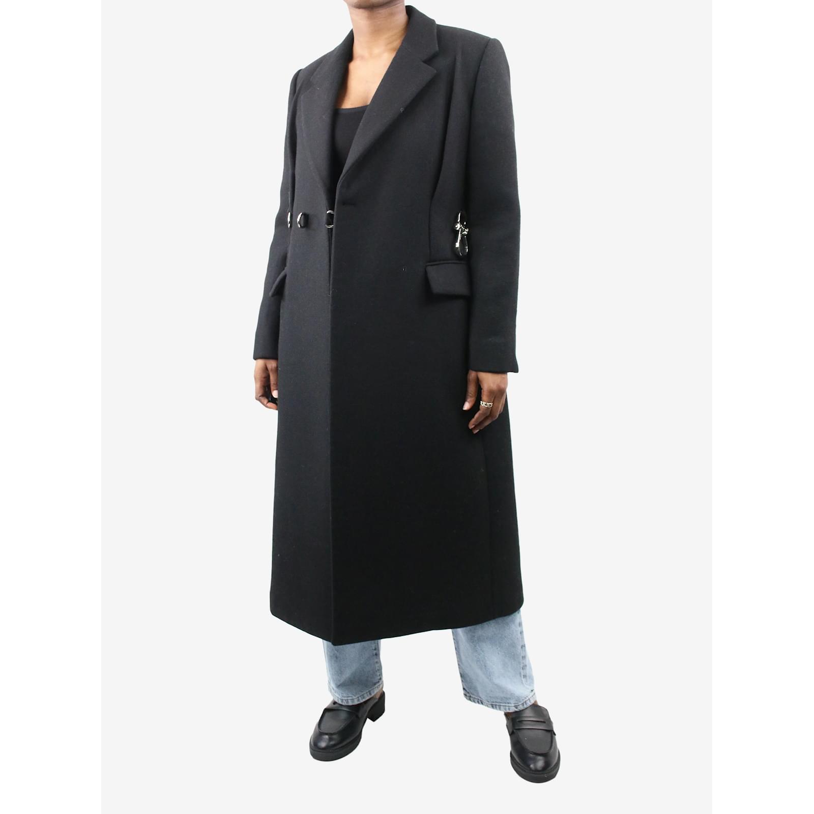Prada Black wool coat - size IT 44 ref.994061 - Joli Closet