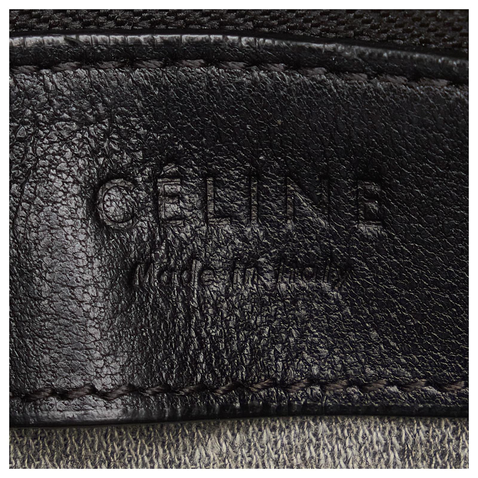 Céline Celine Black Large Trio Crossbody Leather Pony-style calfskin  ref.906344 - Joli Closet