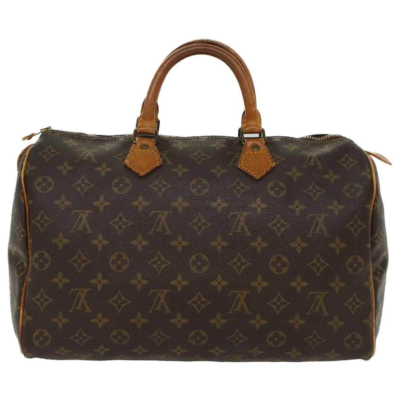 Louis Vuitton Monogram Speedy 35 Hand Bag M41524 LV Auth 47488 Cloth  ref.994850 - Joli Closet
