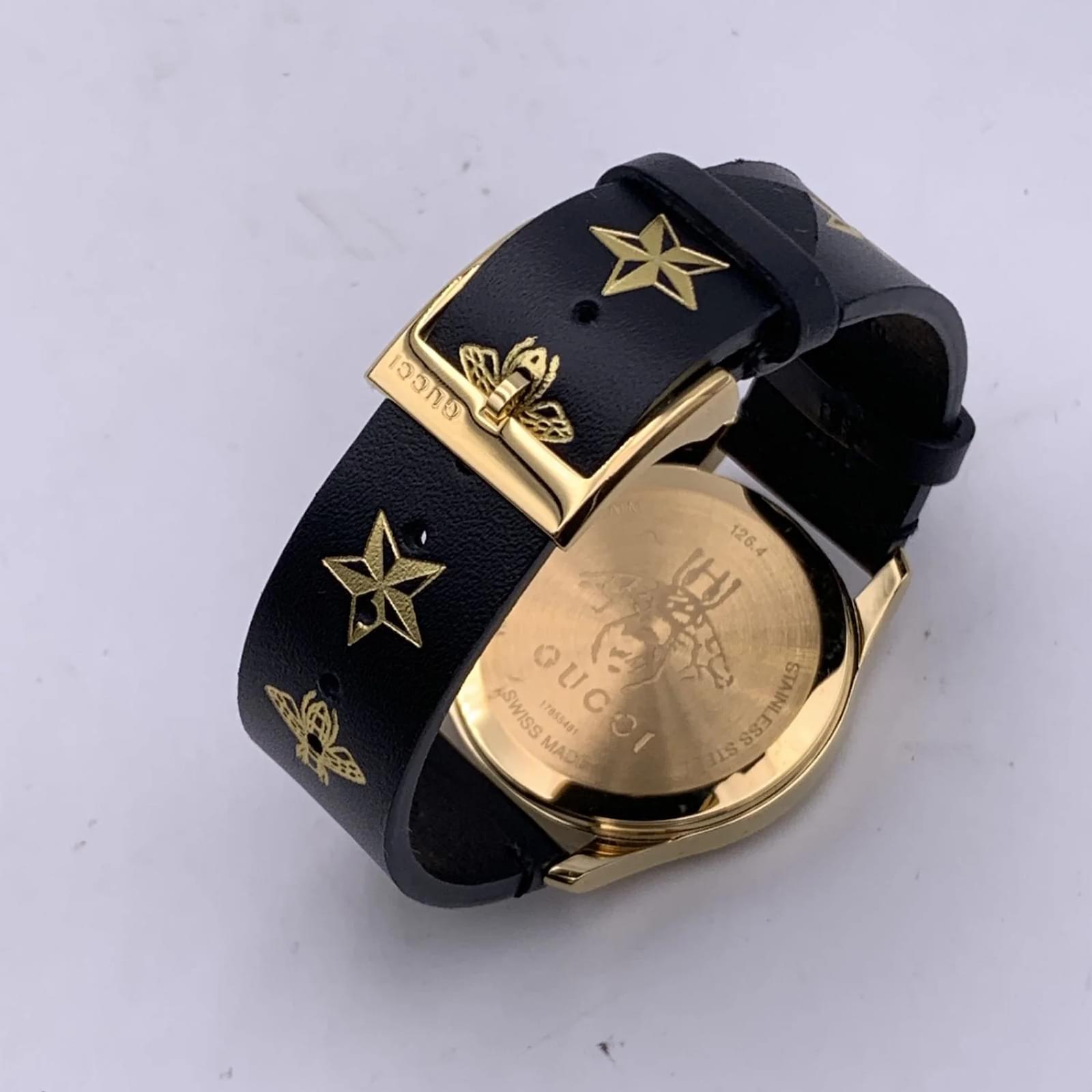 Gucci 126.4 watch discount gold