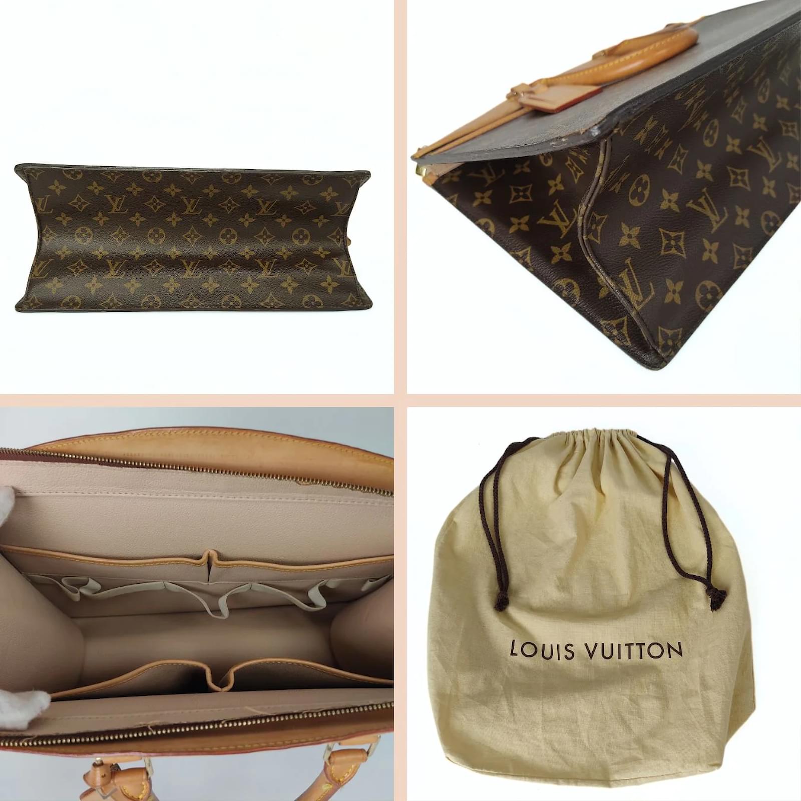 Riviera handbag Louis Vuitton Brown in Synthetic - 25772097