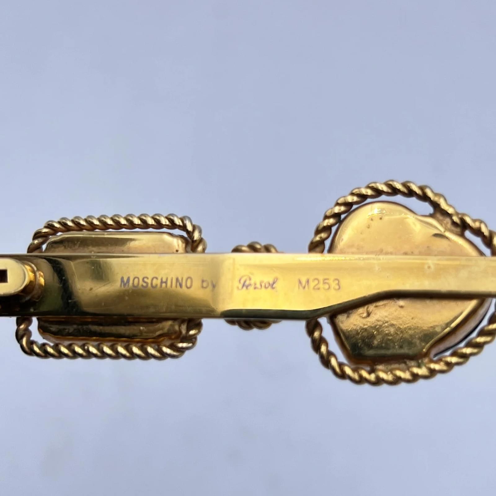 Moschino Sunglasses Black Acetate Joli Closet