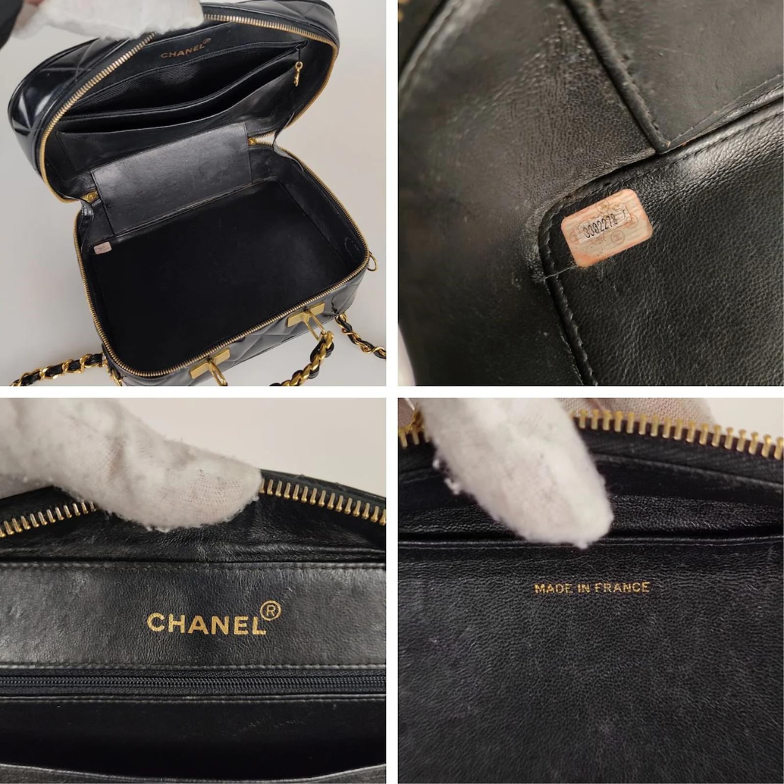 CHANEL, Bags, Euc Chanel Classic Flap Mini Square Patent Black Silver Hw  Crossbody