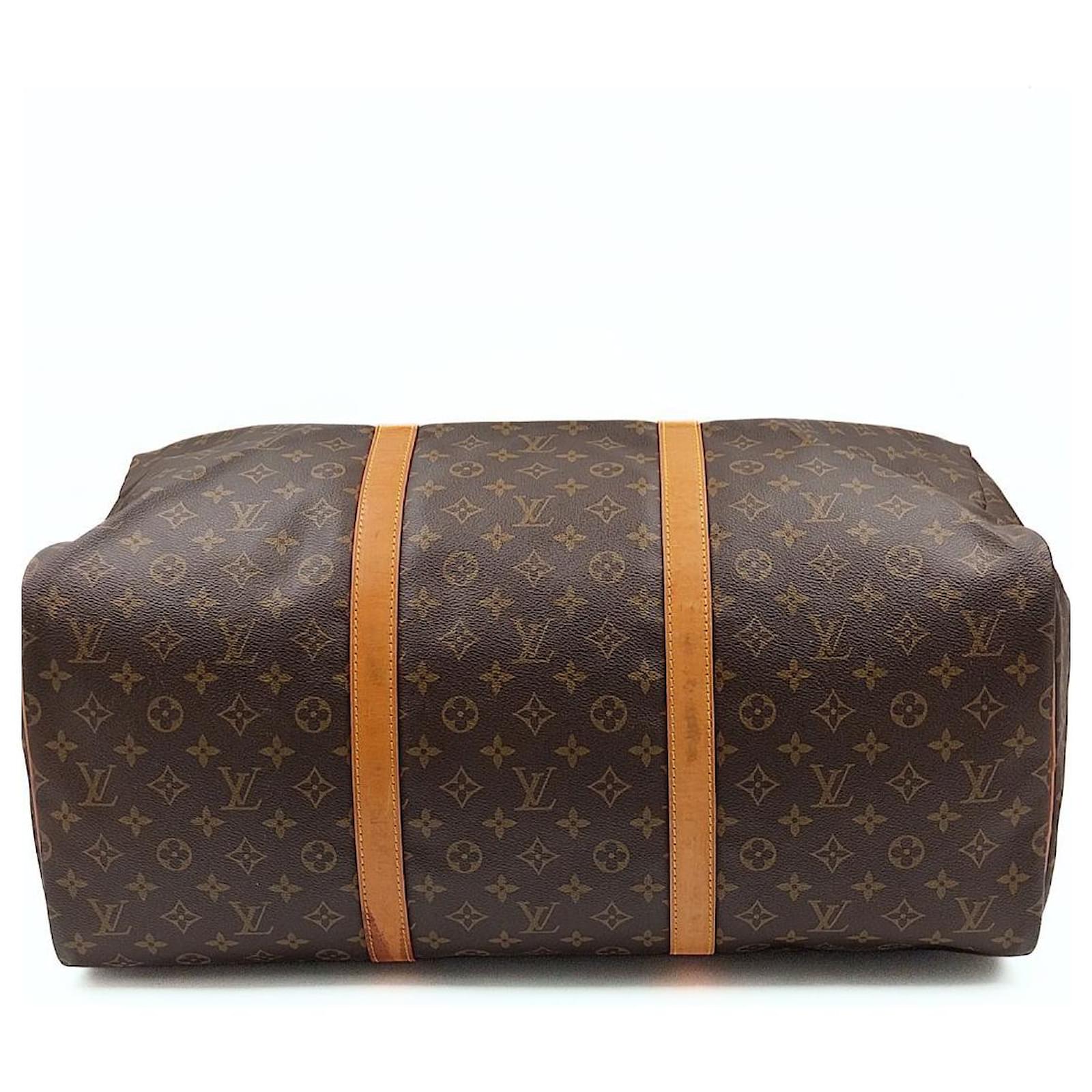 Louis Vuitton Monogram Keepall Sac Souple 55 duffle Travel Bag