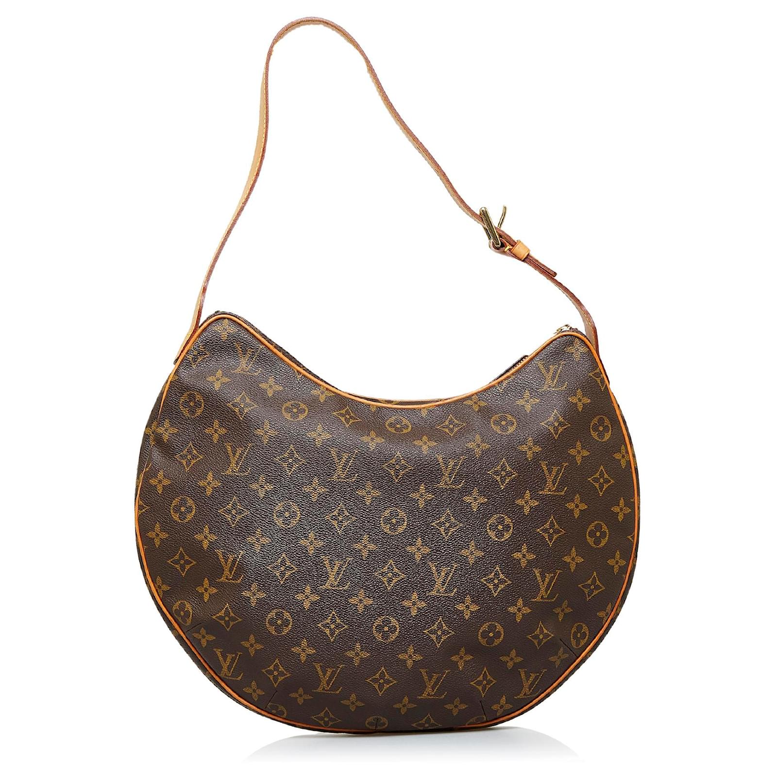 Louis Vuitton Brown Monogram Croissant GM Cloth ref.996397 - Joli Closet