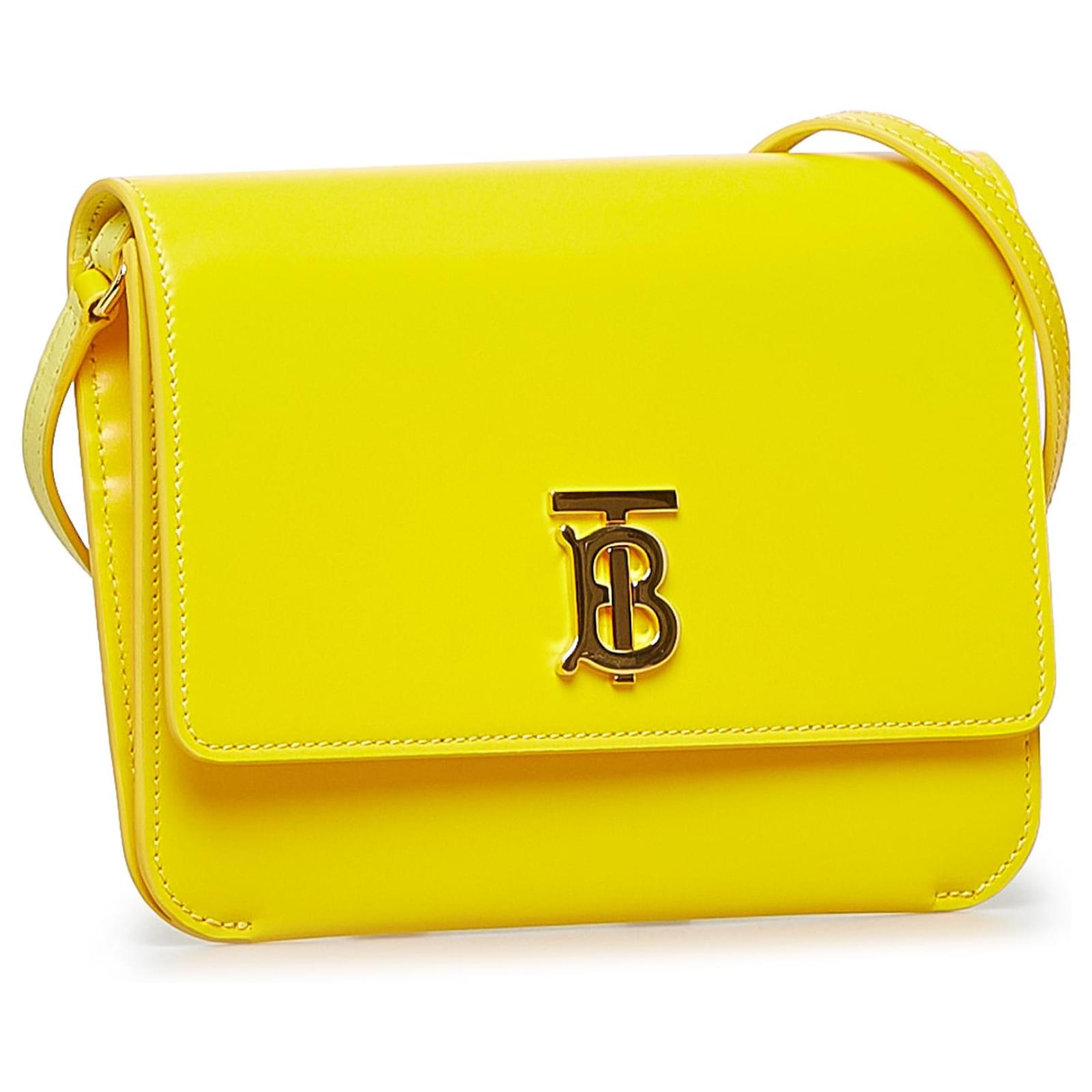 Burberry shop yellow purse