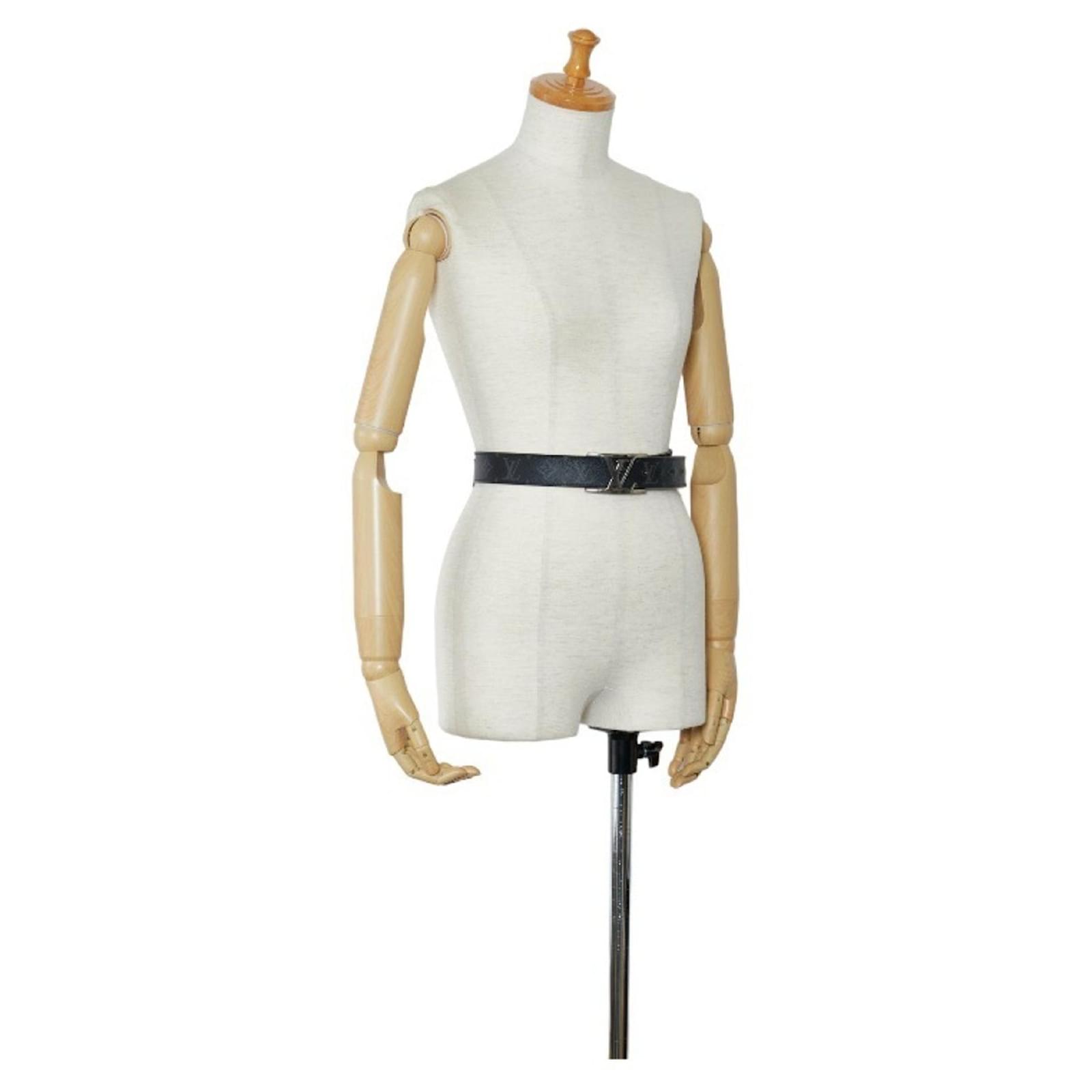 Louis Vuitton ceinture LV initial Black Cloth ref.996852 - Joli Closet