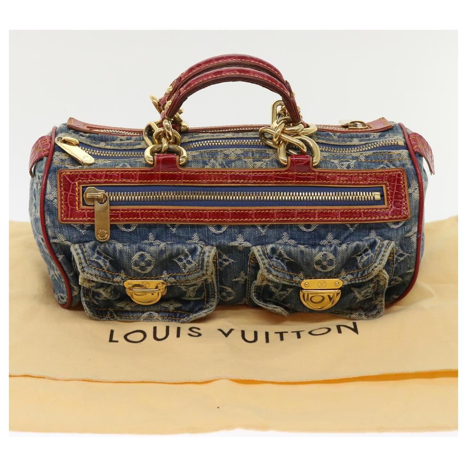 LOUIS VUITTON Monogram Denim Exotic Neo Speedy Hand Bag Blue M95019 auth  47491 ref.996964 - Joli Closet