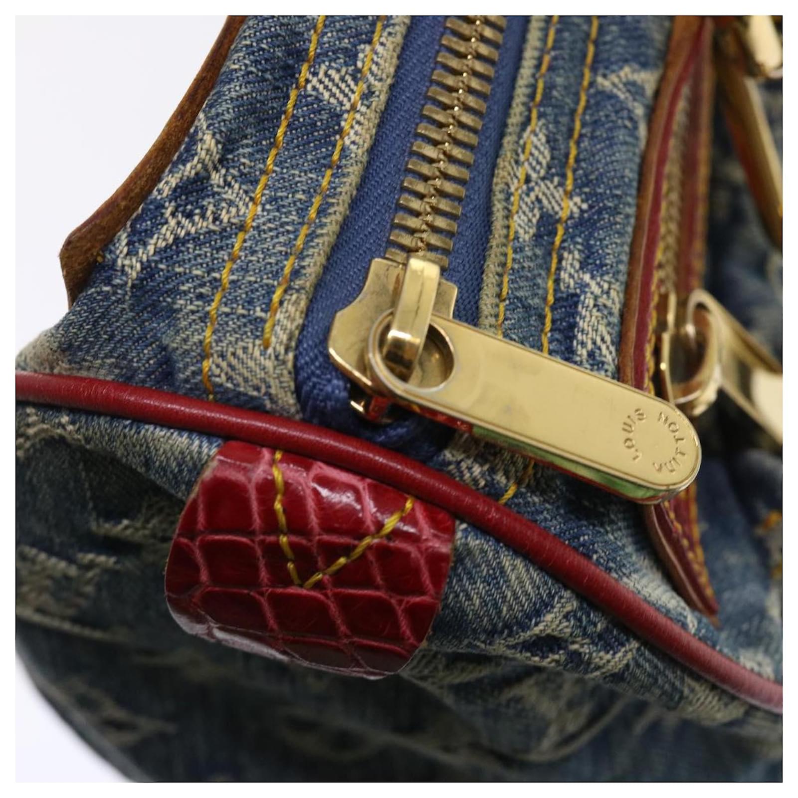 LOUIS VUITTON Monogram Denim Exotic Neo Speedy Hand Bag Blue M95019 auth  47491 ref.996964 - Joli Closet