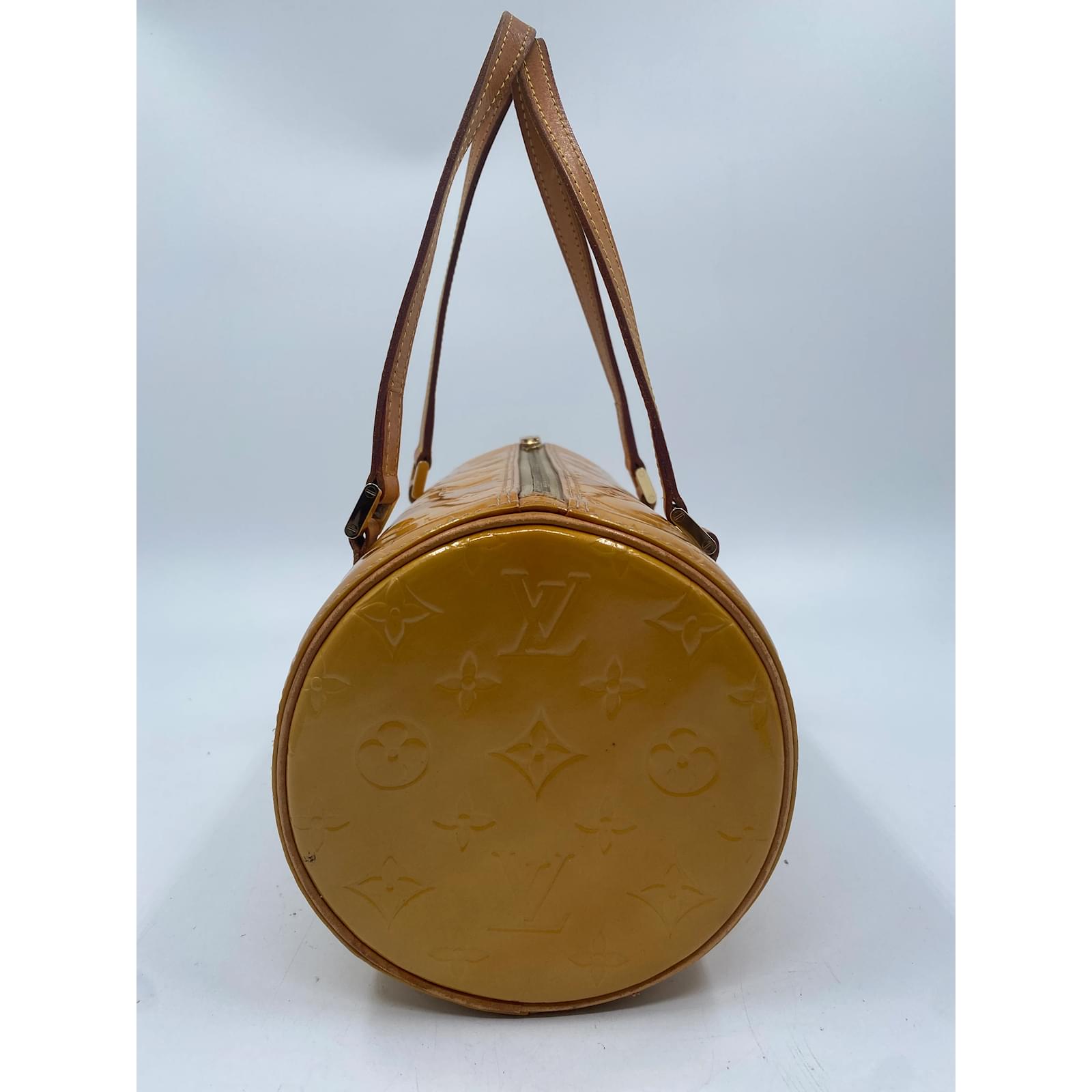 Sac à main papillon en cuir verni Louis Vuitton Jaune en Cuir verni -  35702371