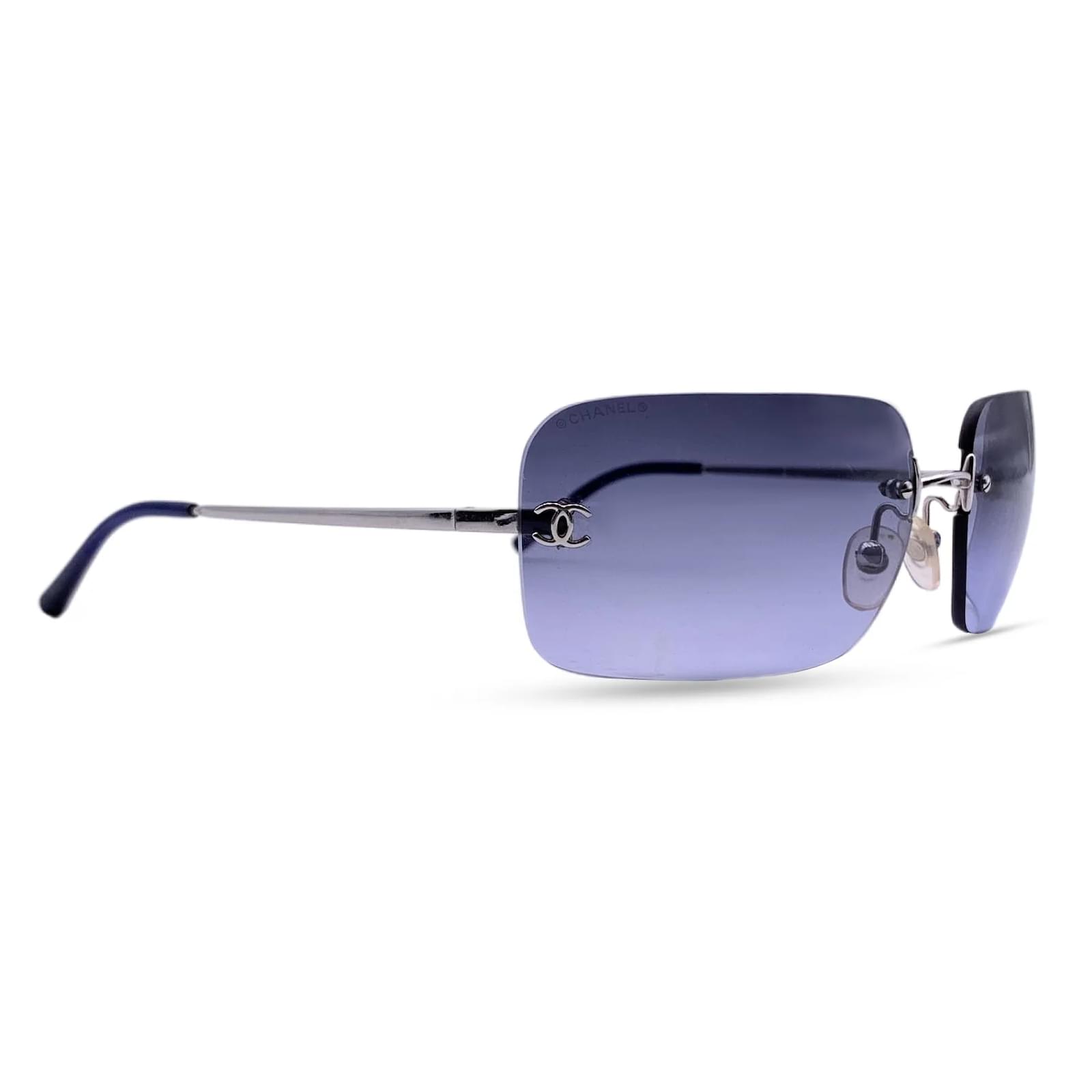 Chanel Rimless CC Logo Rectangular 4017 Sunglasses 62/17 120 mm