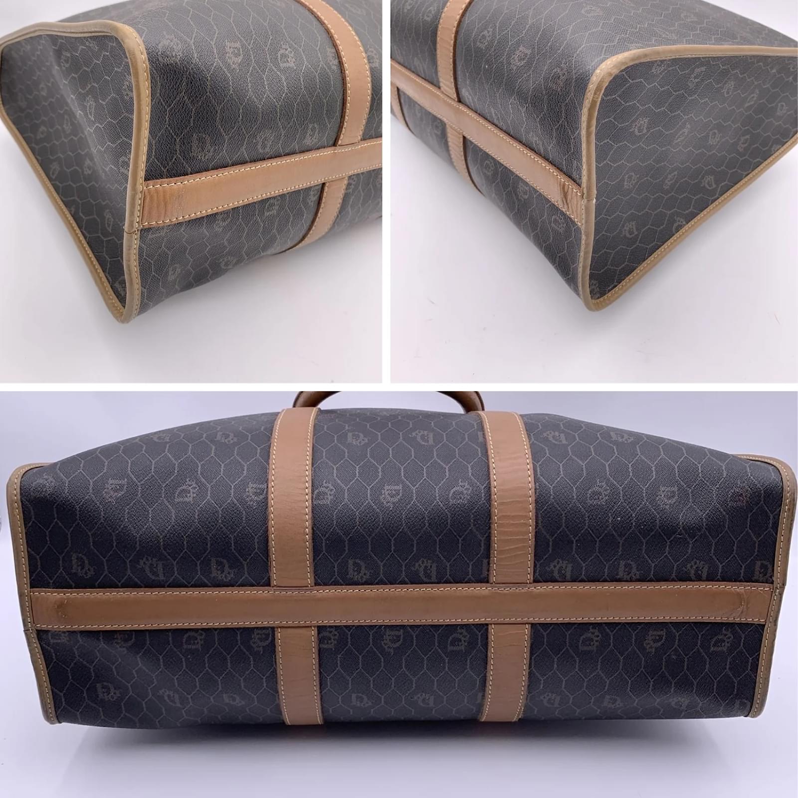 Louis Vuitton Brown Canvas Monogram Classic Duffle Tote Bag