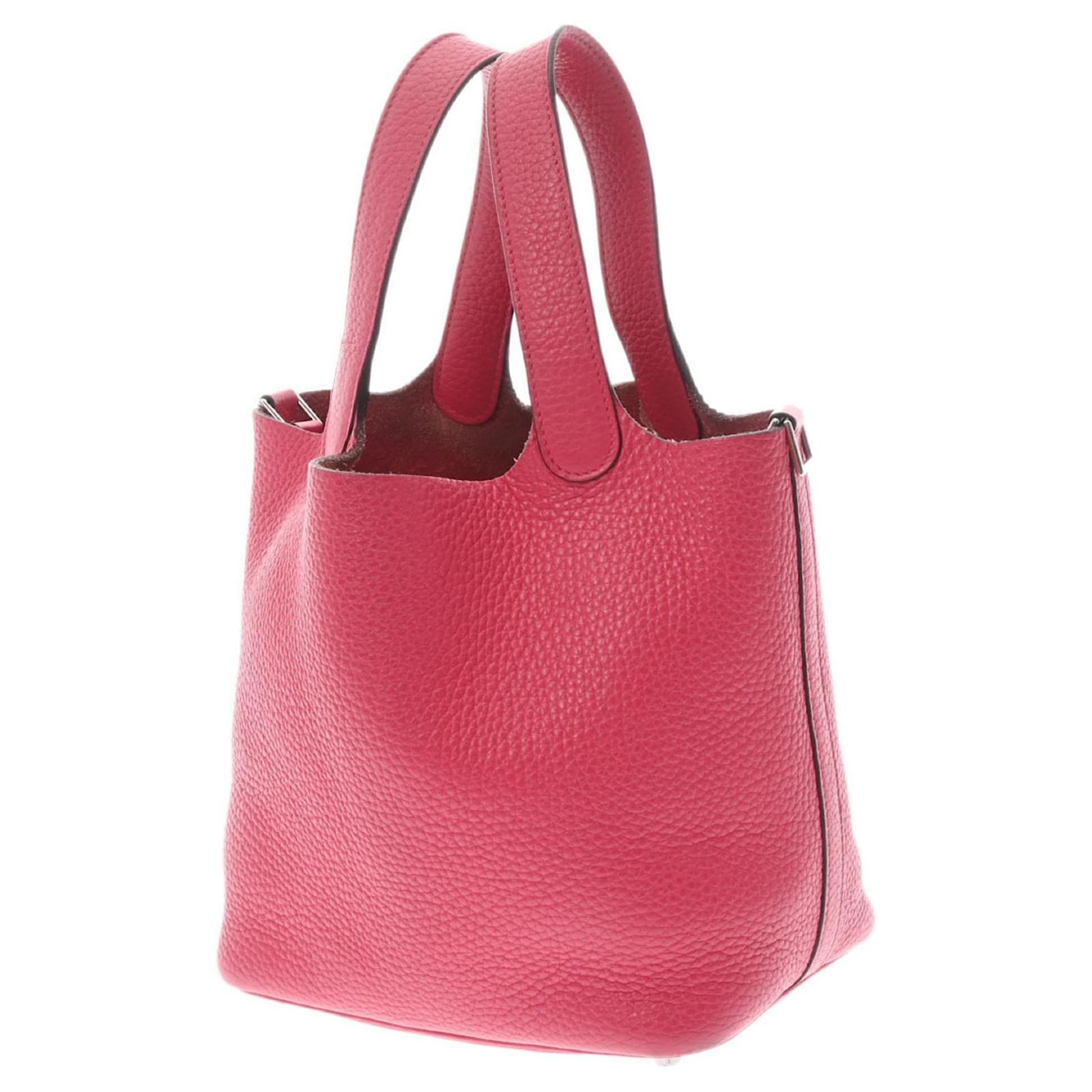 Hermès Picotin Pink Leather ref.997934 - Joli Closet