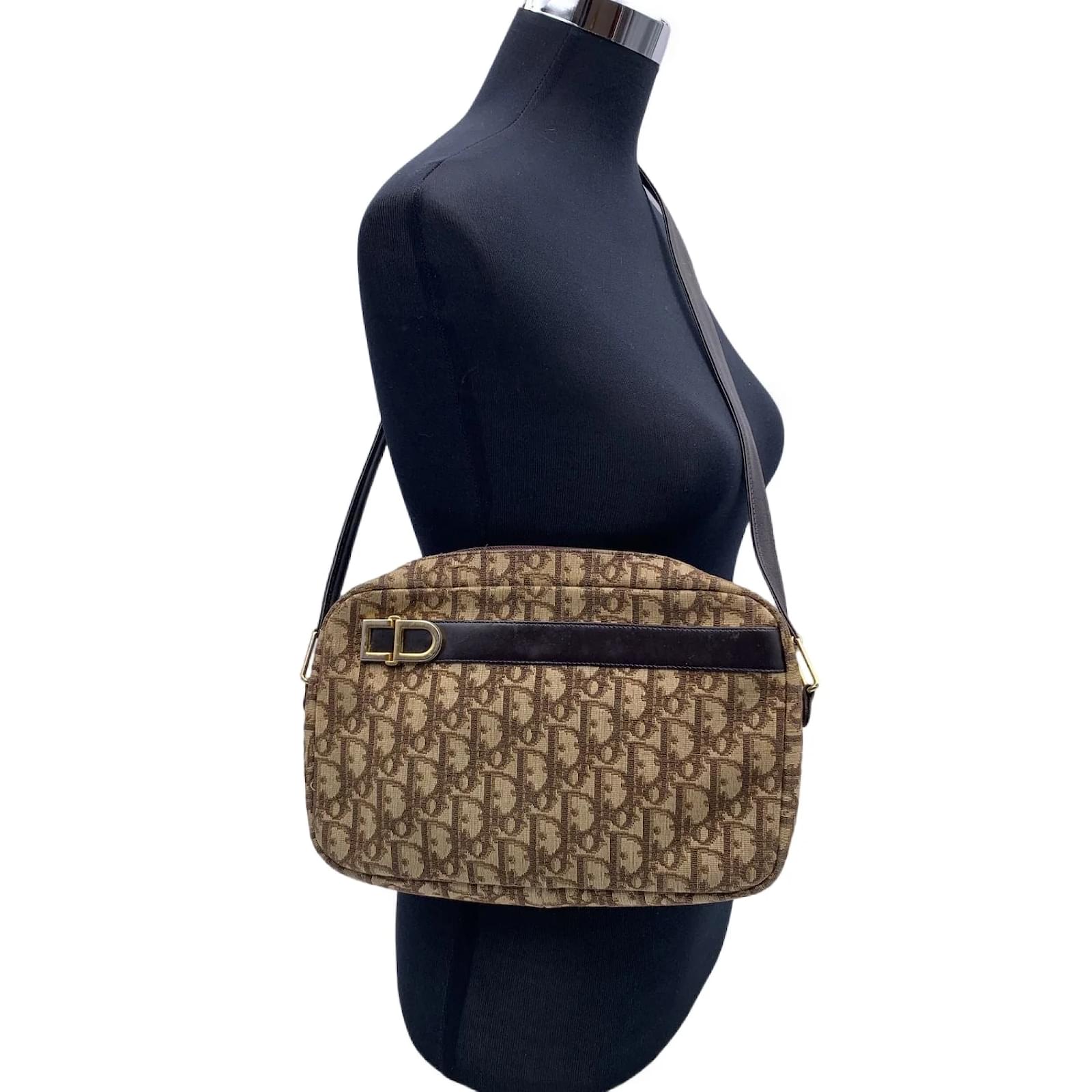 Christian Dior Shoulder Bag Vintage n.a. Brown Cloth ref.998424 - Joli  Closet