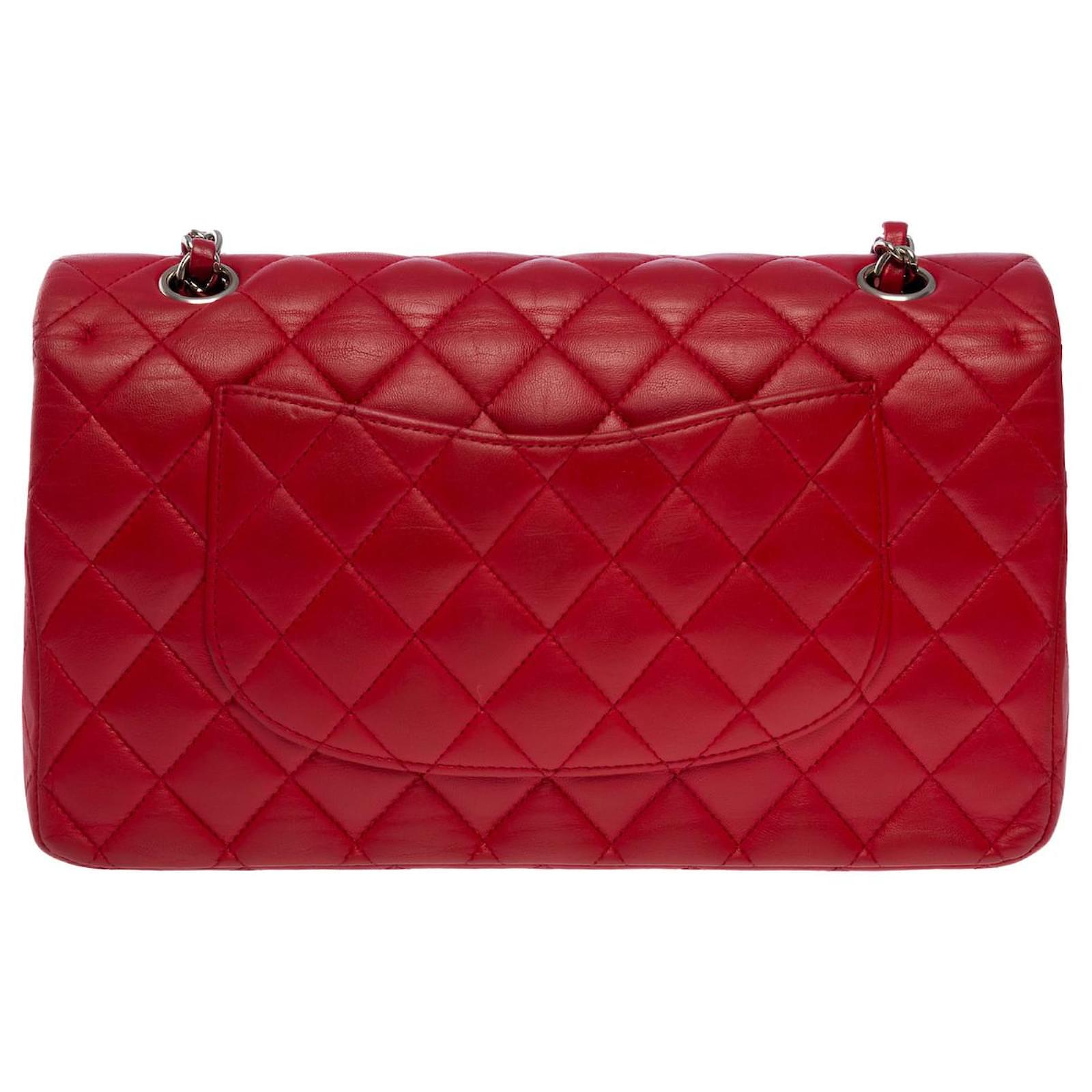 Sac chanel outlet rouge