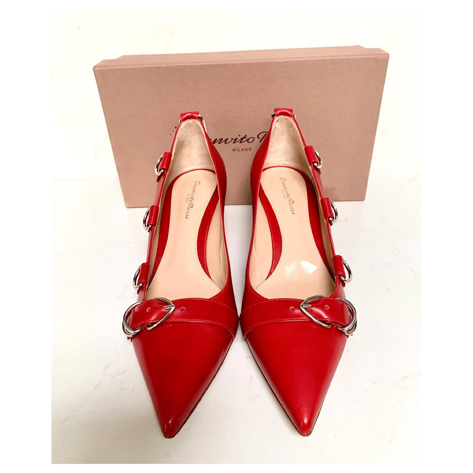 Gianvito Rossi high-heeled pumps - Red