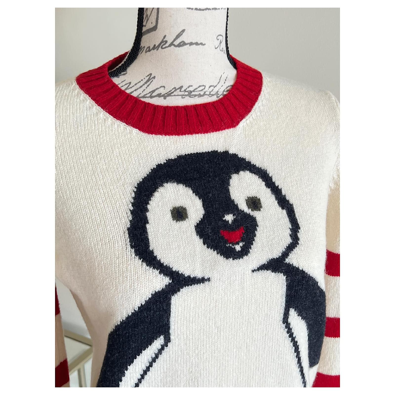 Chanel penguin outlet sweater